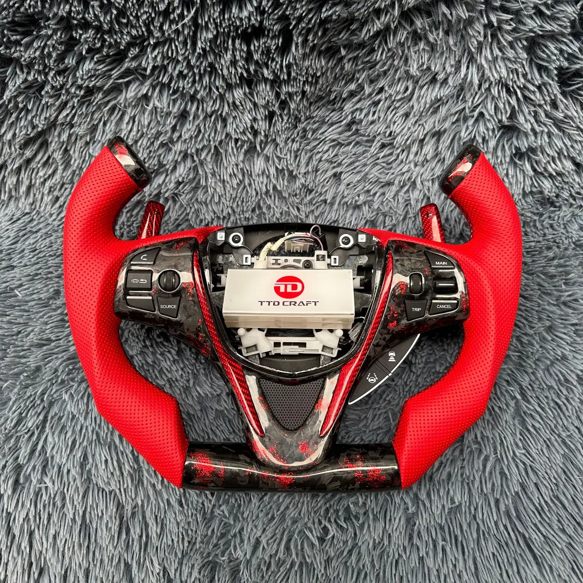 Acura 2015-2020 Tlx / 2014-2020 Mdx Carbon Fiber Steering Wheel |Ttd Craft 1