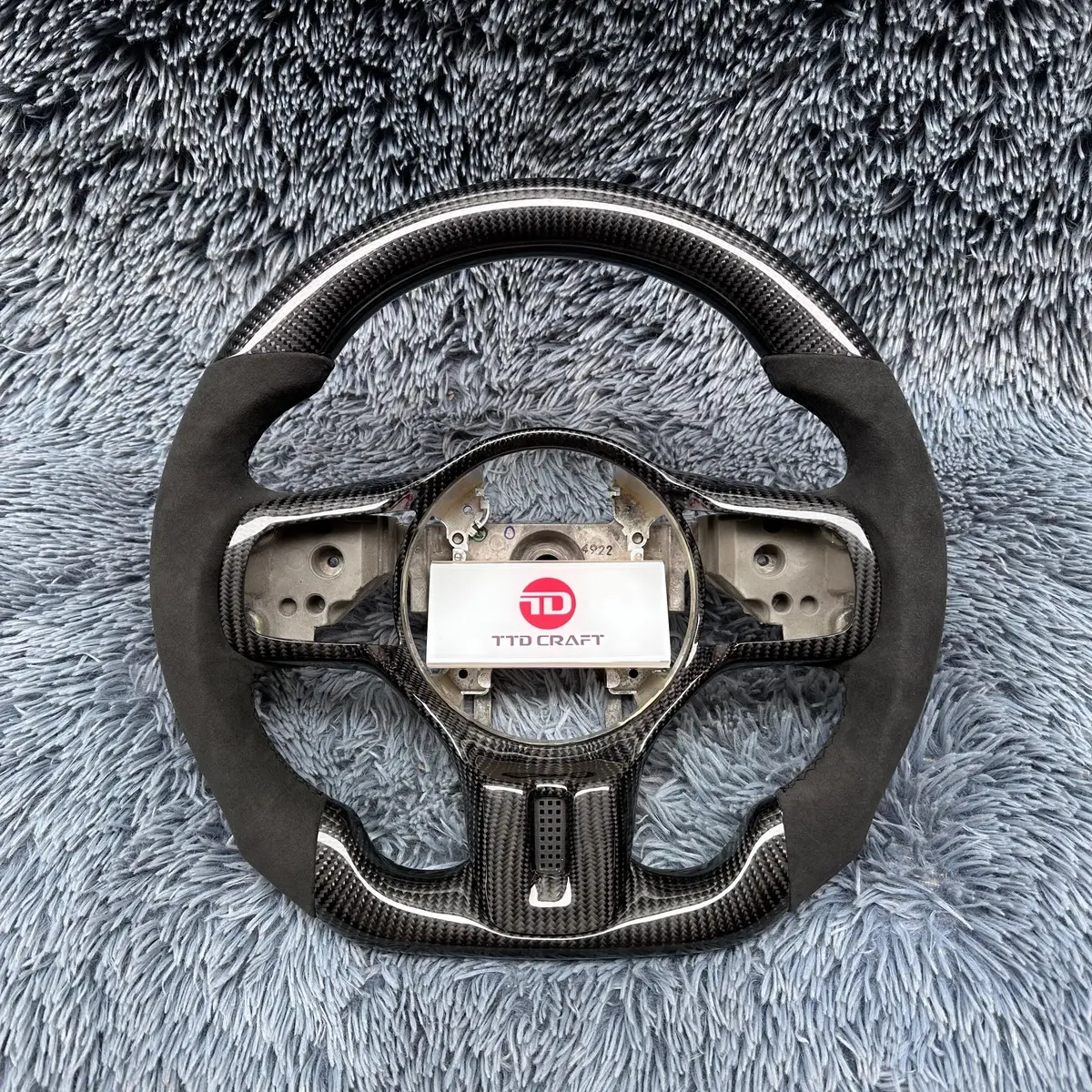 Ttd Craft Mitsubishi Evolution 2008-2015 Evo X/Lancer Carbon Fiber Steering Wheel 1