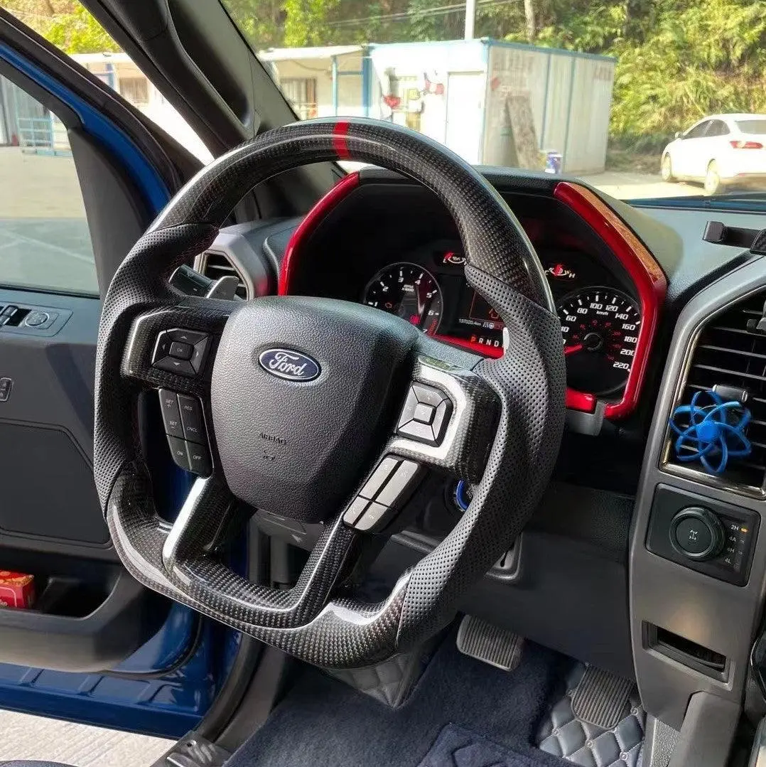 Ttd Craft Ford 2018-2020 Expedition Carbon Fiber Steering Wheel 1