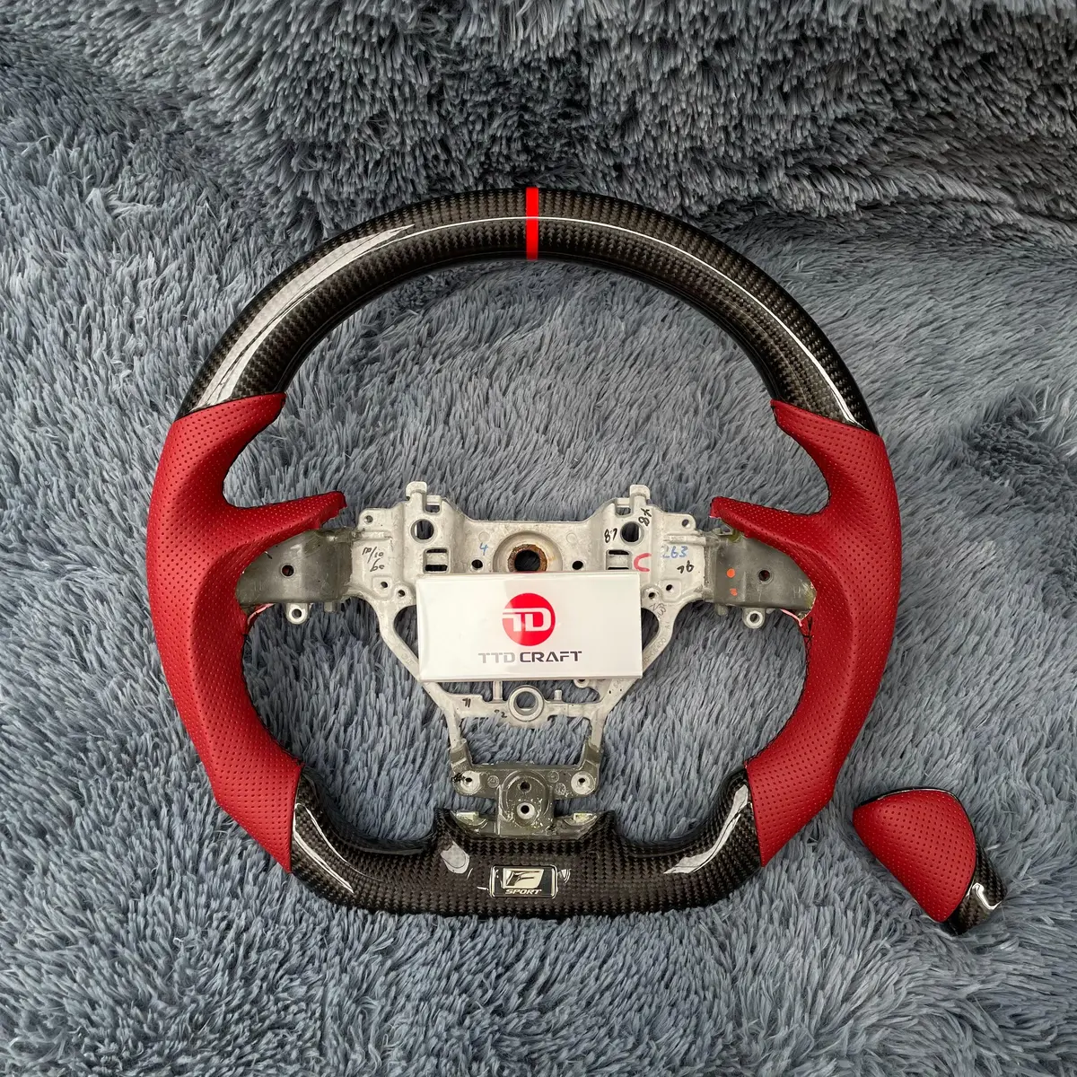Ttd Craft Lexus 2016-2022 Rx350 450H / Es350 Es300/ Gs350 Gs450 / Lx570 / Gx460 / Gs300 Gs200t Carbon Fiber Steering Wheel 6