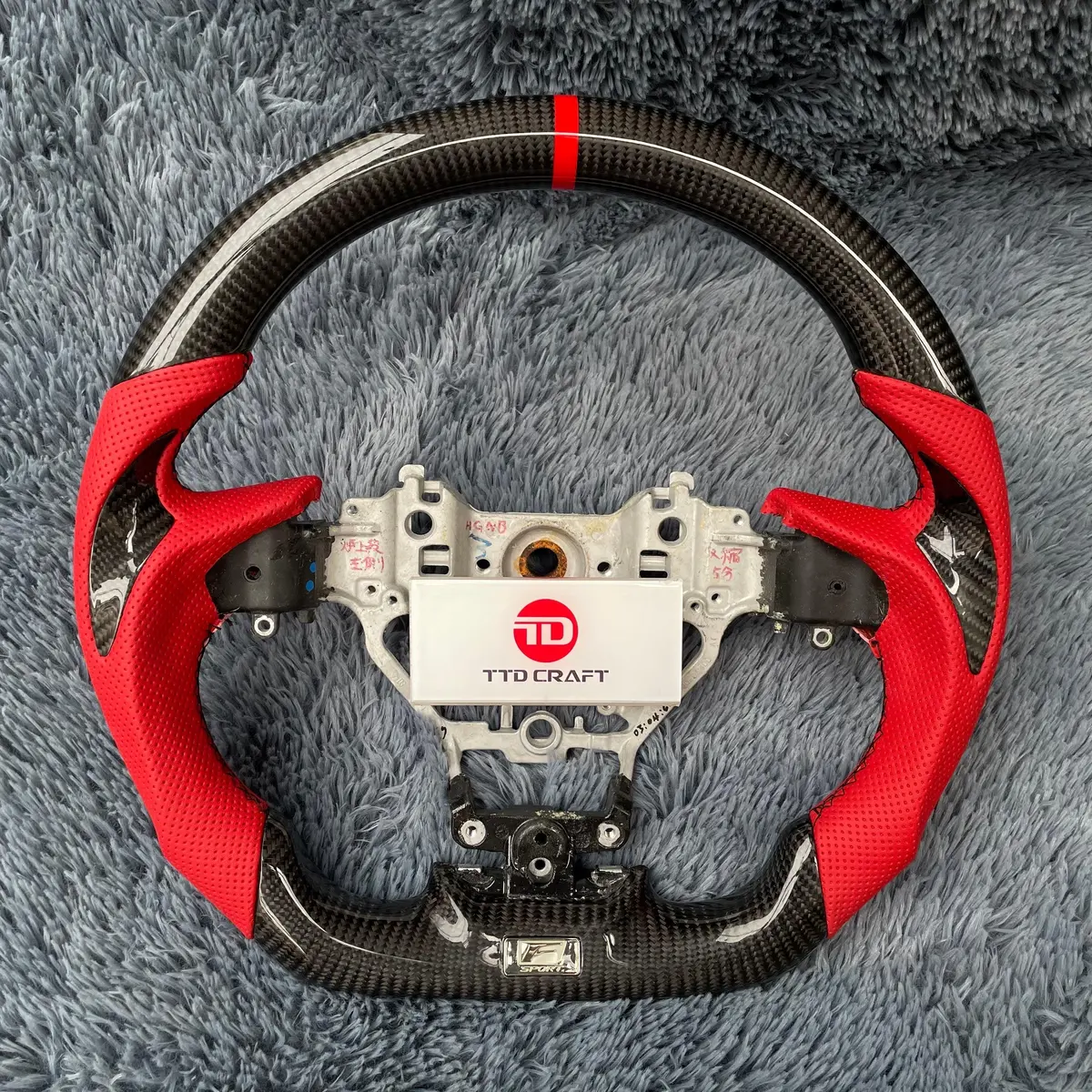 Ttd Craft Lexus 2016-2022 Rx350 450H / Es350 Es300/ Gs350 Gs450 / Lx570 / Gx460 / Gs300 Gs200t Carbon Fiber Steering Wheel 1