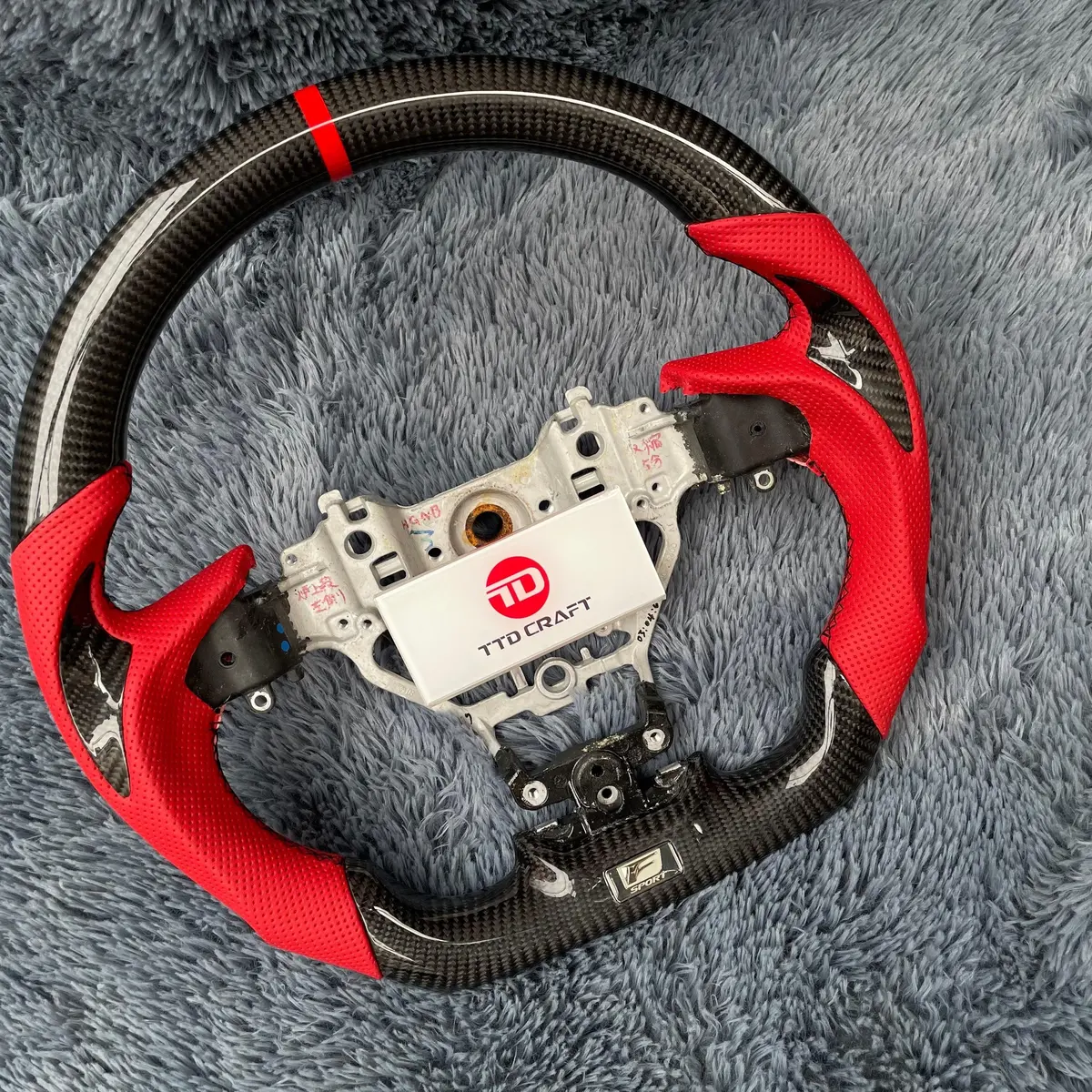 Ttd Craft Lexus 2016-2022 Rx350 450H / Es350 Es300/ Gs350 Gs450 / Lx570 / Gx460 / Gs300 Gs200t Carbon Fiber Steering Wheel 2