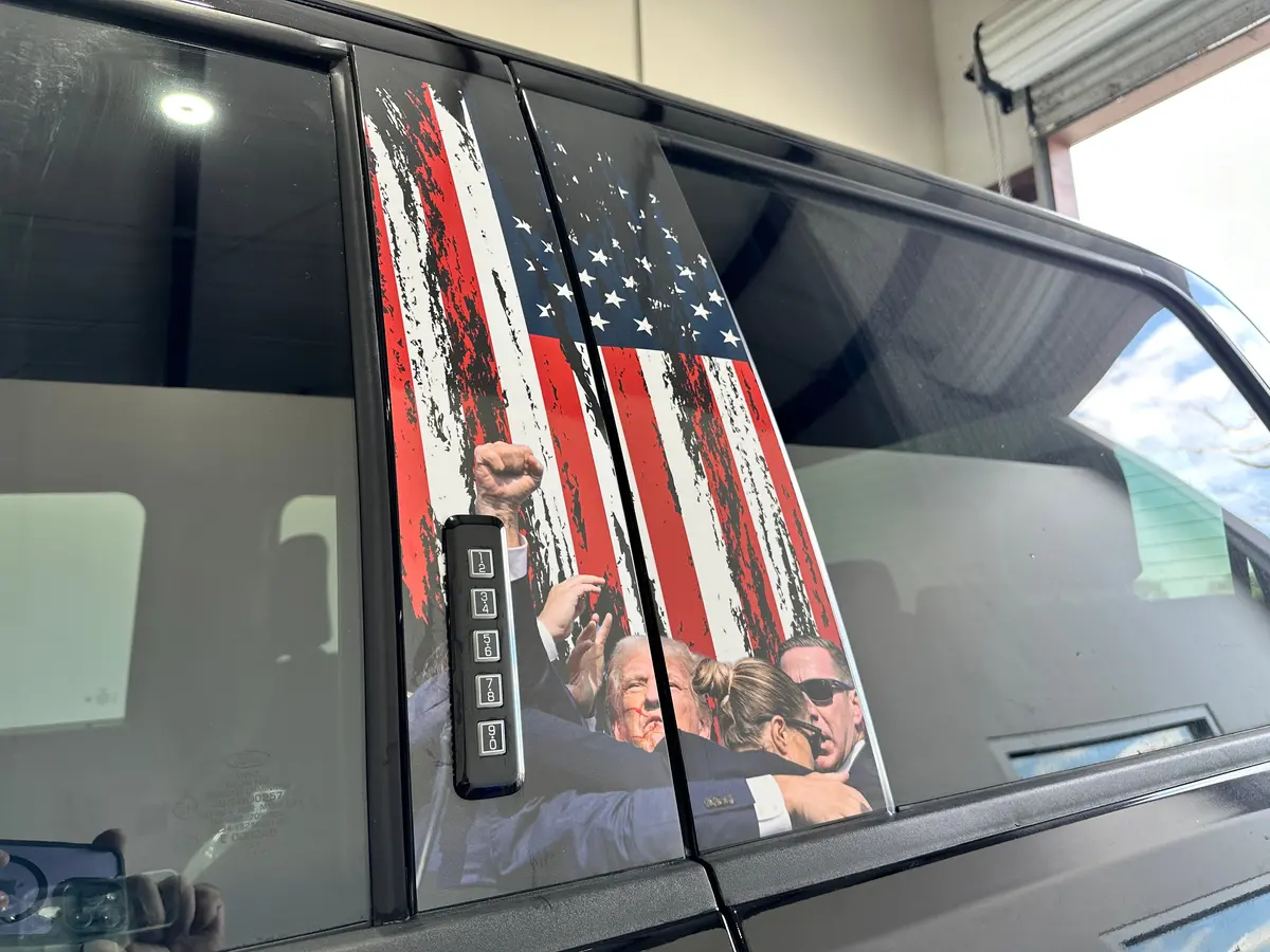 2015-2025 Ford F-Series Truck | 4 Piece | Fight Distressed | Pillar Protector/Overlay Kit 1