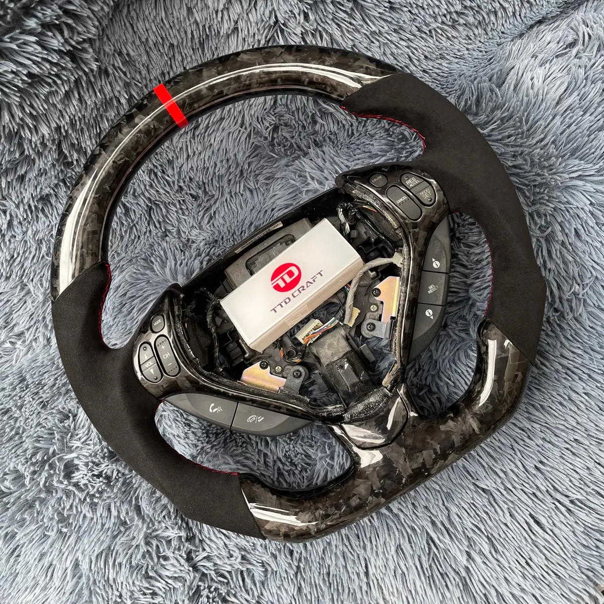 Acura 2007 2008 Tl Forged Carbon Fiber Steering Wheel |Ttd Craft 2