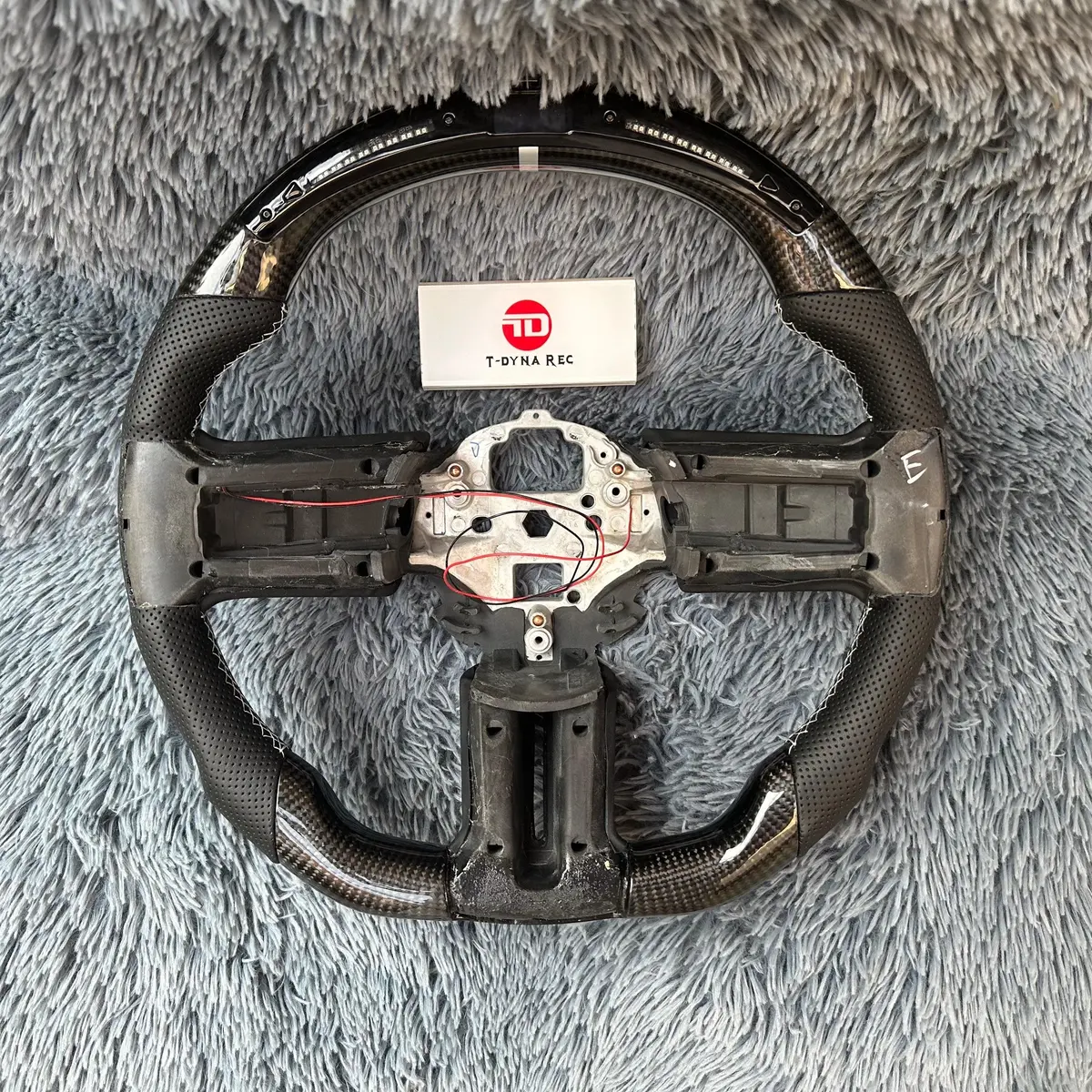 Ttd Craft Ford 2010-2014 Mustang Gt Shelby Gt500 Carbon Fiber Steering Wheel 1