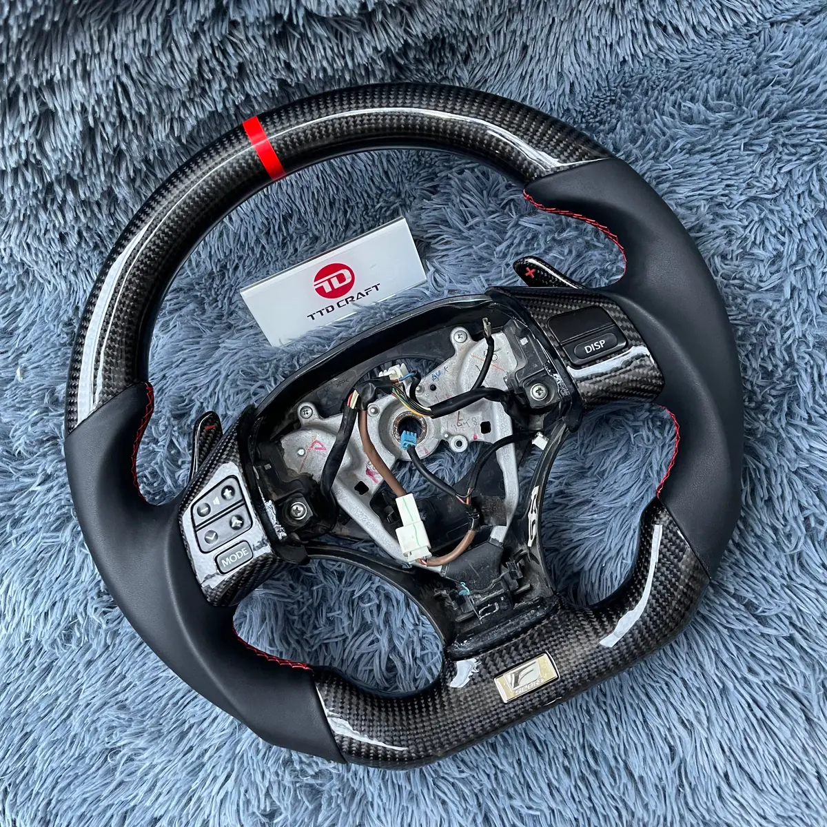 Ttd Craft Lexus 2006-2013 Is250 Is350 Isf Carbon Fiber Steering Wheel 2