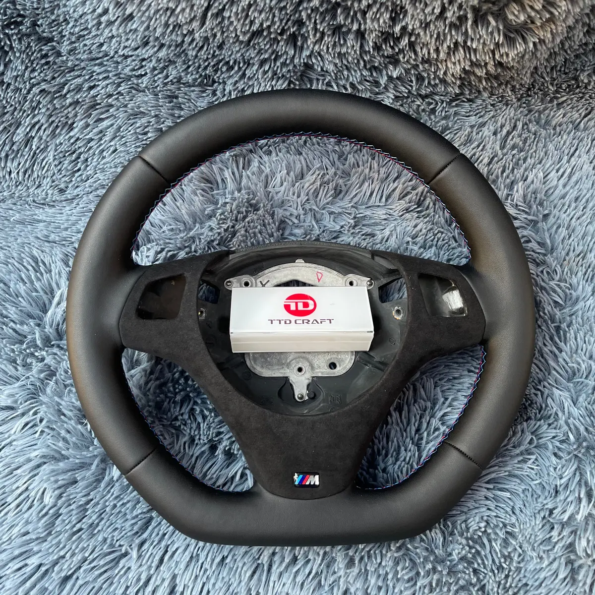 Ttd Craft 1 Series E82 E88 / 3 Series E90 E91 E92 E93 / X1 E84 Full Leather Steering Wheel 1