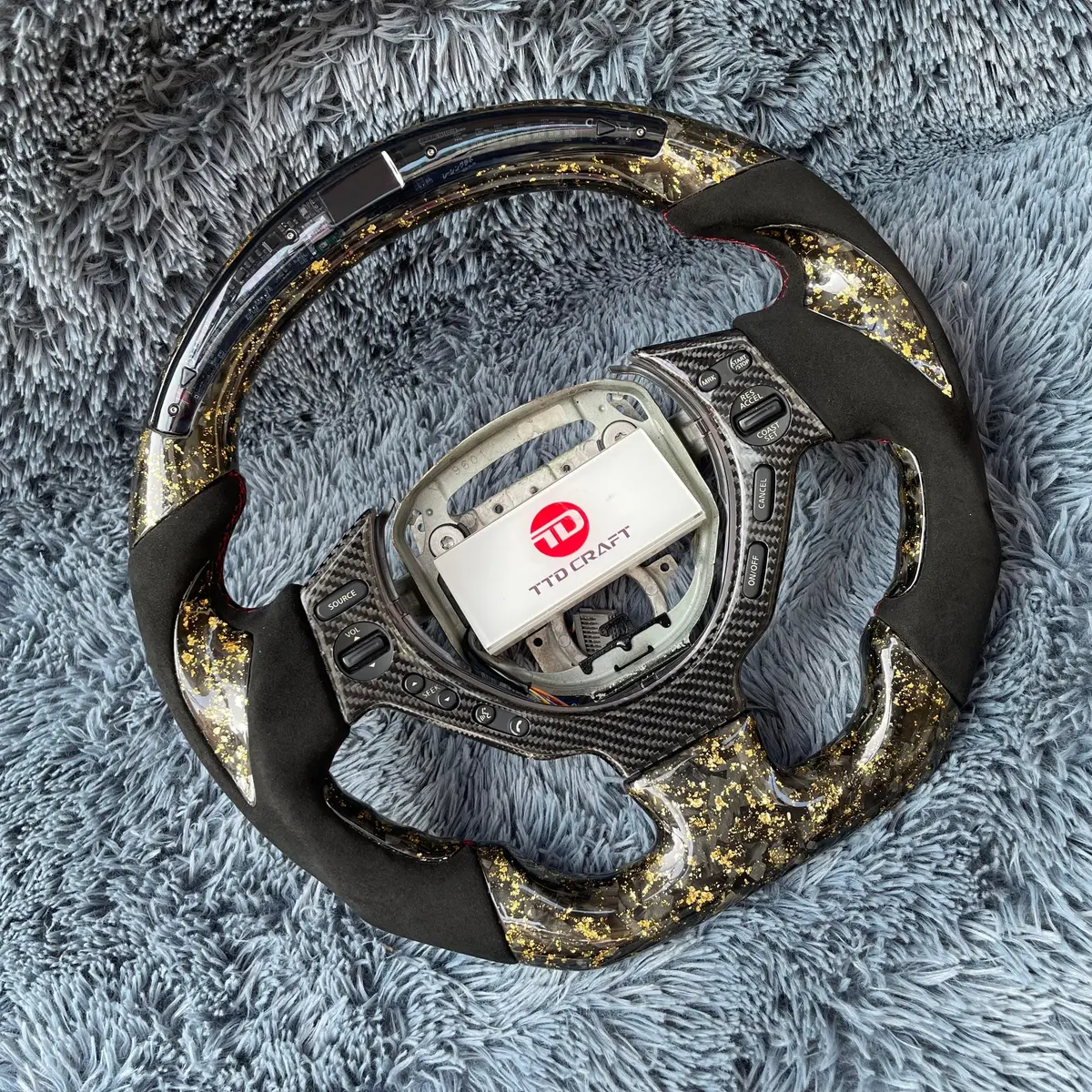 Nissan 2009-2016 Gtr R35 Carbon Fiber Steering Wheel Upgrade | Ttd Craft 2