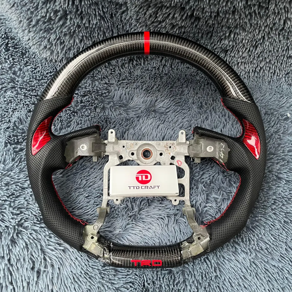 Ttd Craft Toyota 2010-2017 Prado Carbon Fiber  Steering Wheel 1