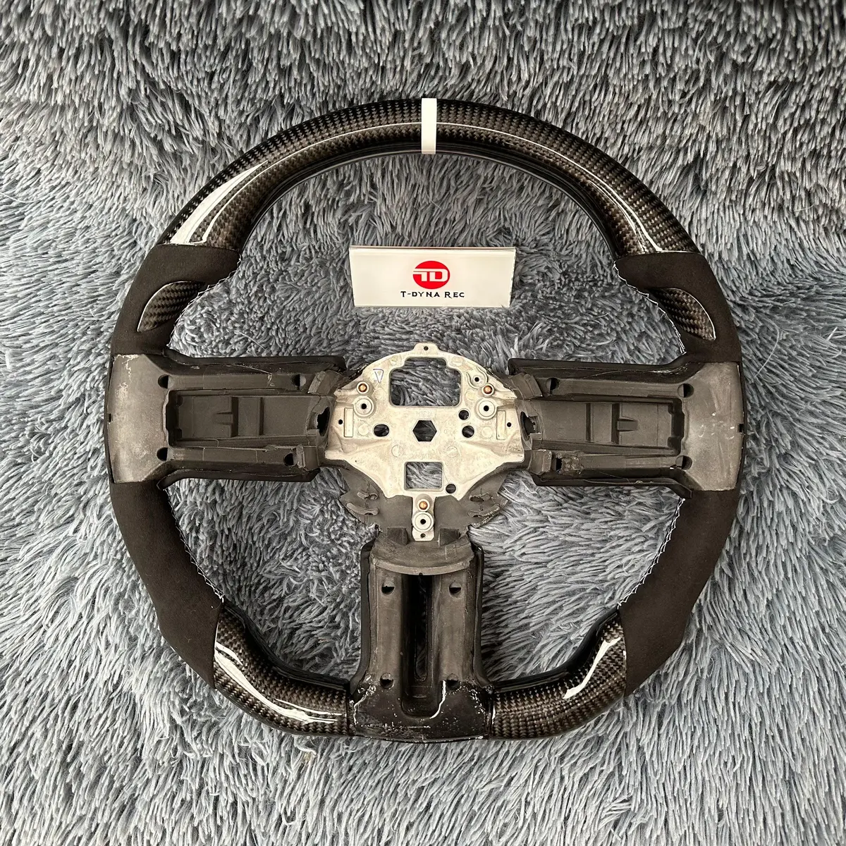Ttd Craft  2010-2014 Mustang Gt Shelby Gt500 Carbon Fiber Steering Wheel 1