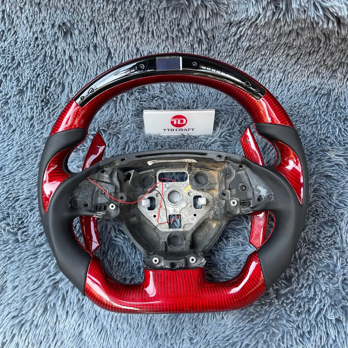 Ttd Craft Corvette 2014-2019 C7 Carbon Fiber Steering Wheel 1