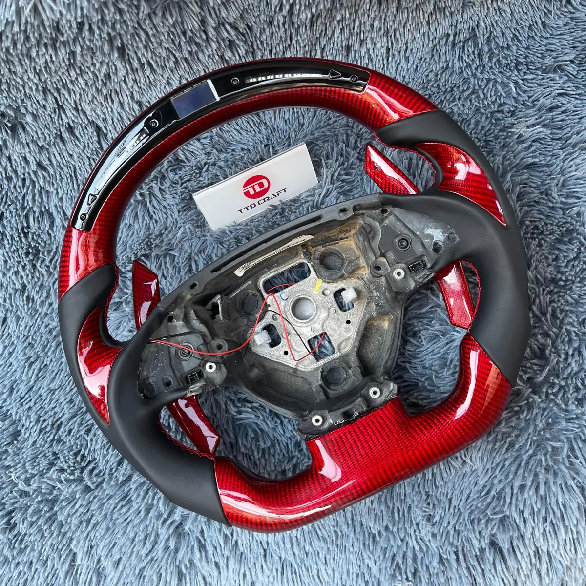 Ttd Craft Corvette 2014-2019 C7 Carbon Fiber Steering Wheel 2