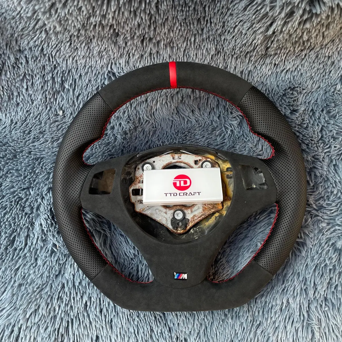 Ttd Craft 1 Series E82 E88 / 3 Series E90 E91 E92 E93 / X1 E84 Leather Steering Wheel 1