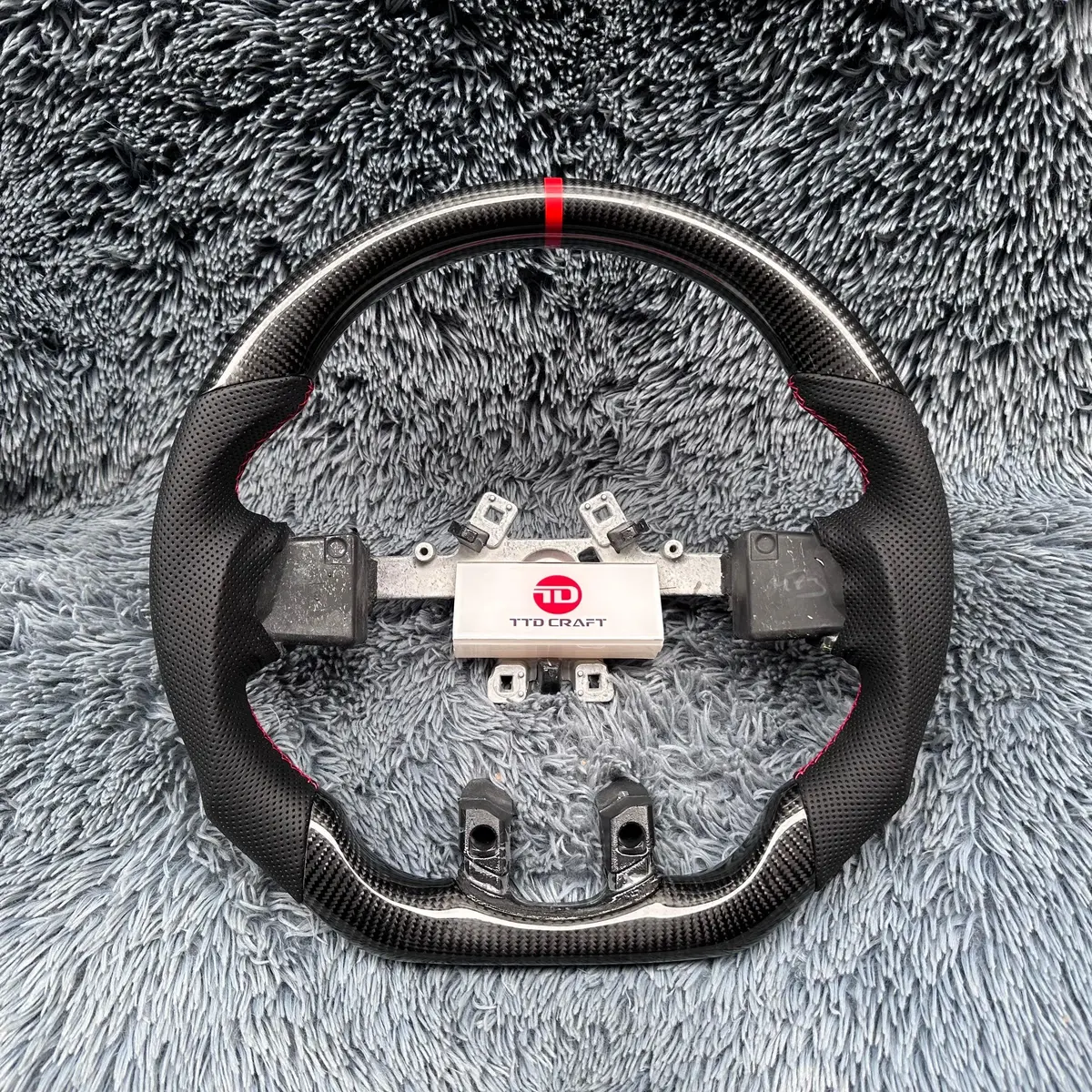 Ttd Craft Dodge 2013-2018 Ram 1500 2500 3500 Carbon Fiber Steering Wheel 1