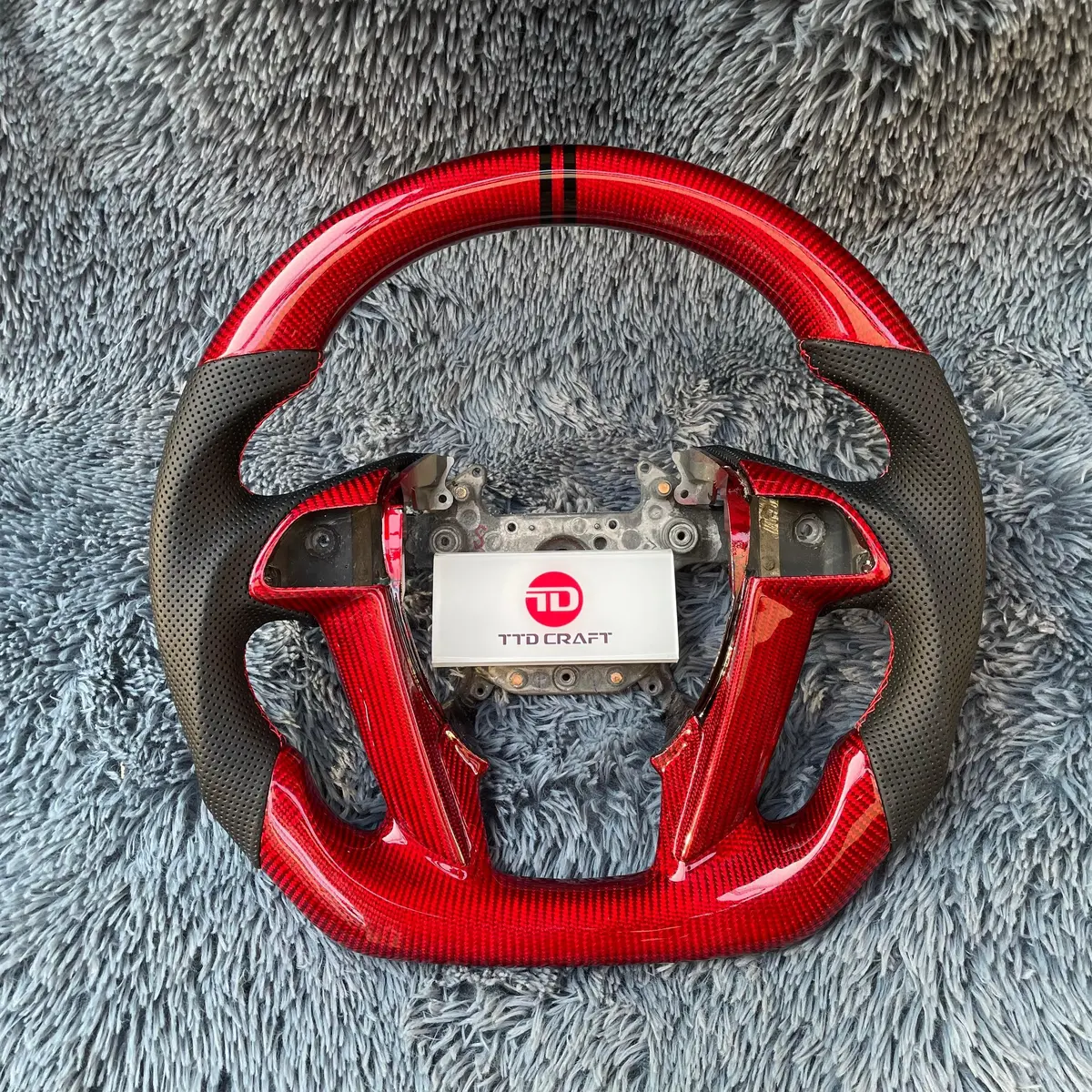 Honda 2008-2012 Accord / 2009-2015 Pilot Carbon Fiber Steering Wheel |Ttd Craft 8