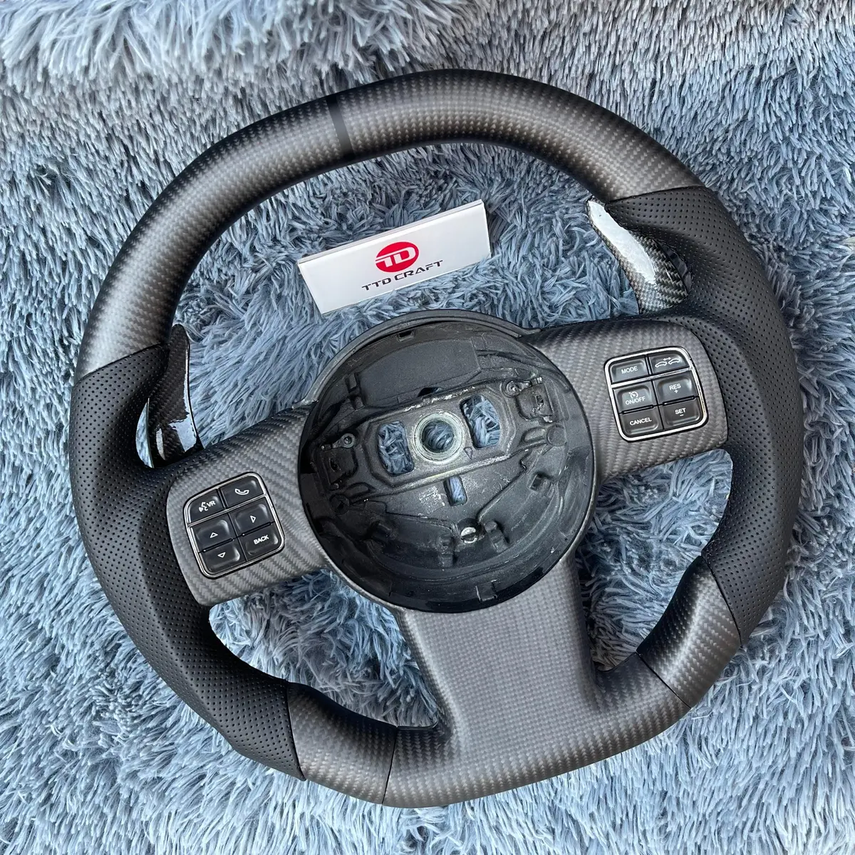 Ttd Craft Dodge 2011-2014 Challenger Carbon Fiber Steering Wheel 2