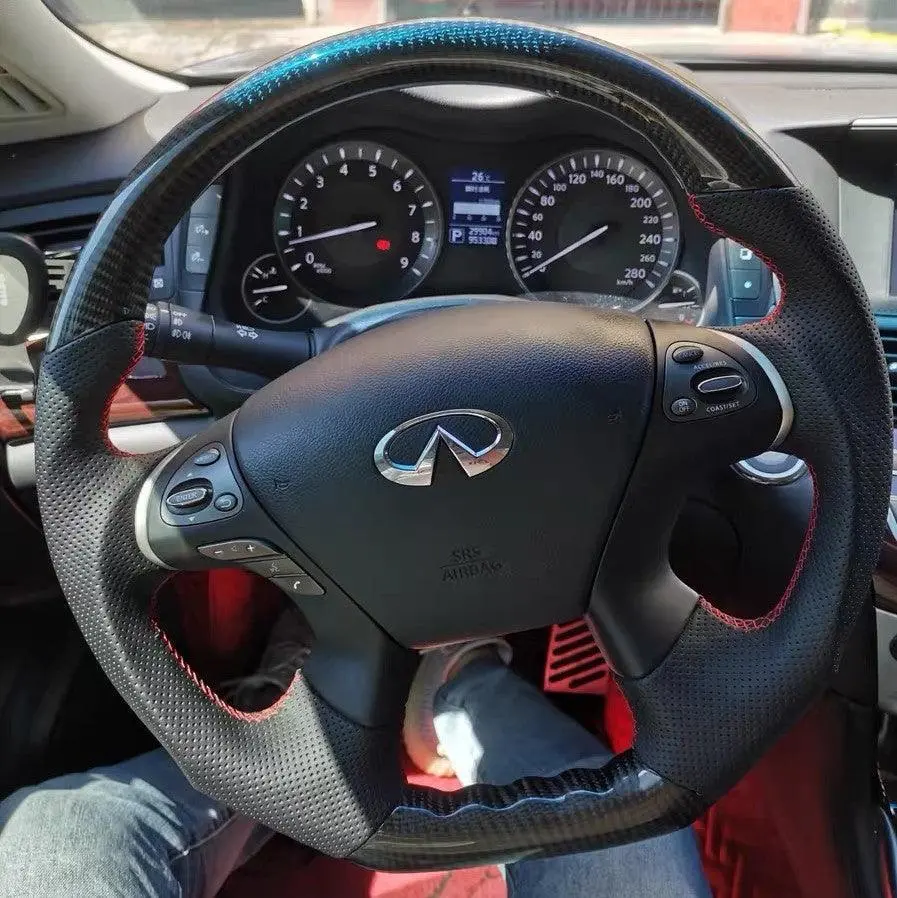 Ttd Craft Nissan 2015-2025 Murano / 2013-2020 Pathfinder Carbon Fiber Steering Wheel 1