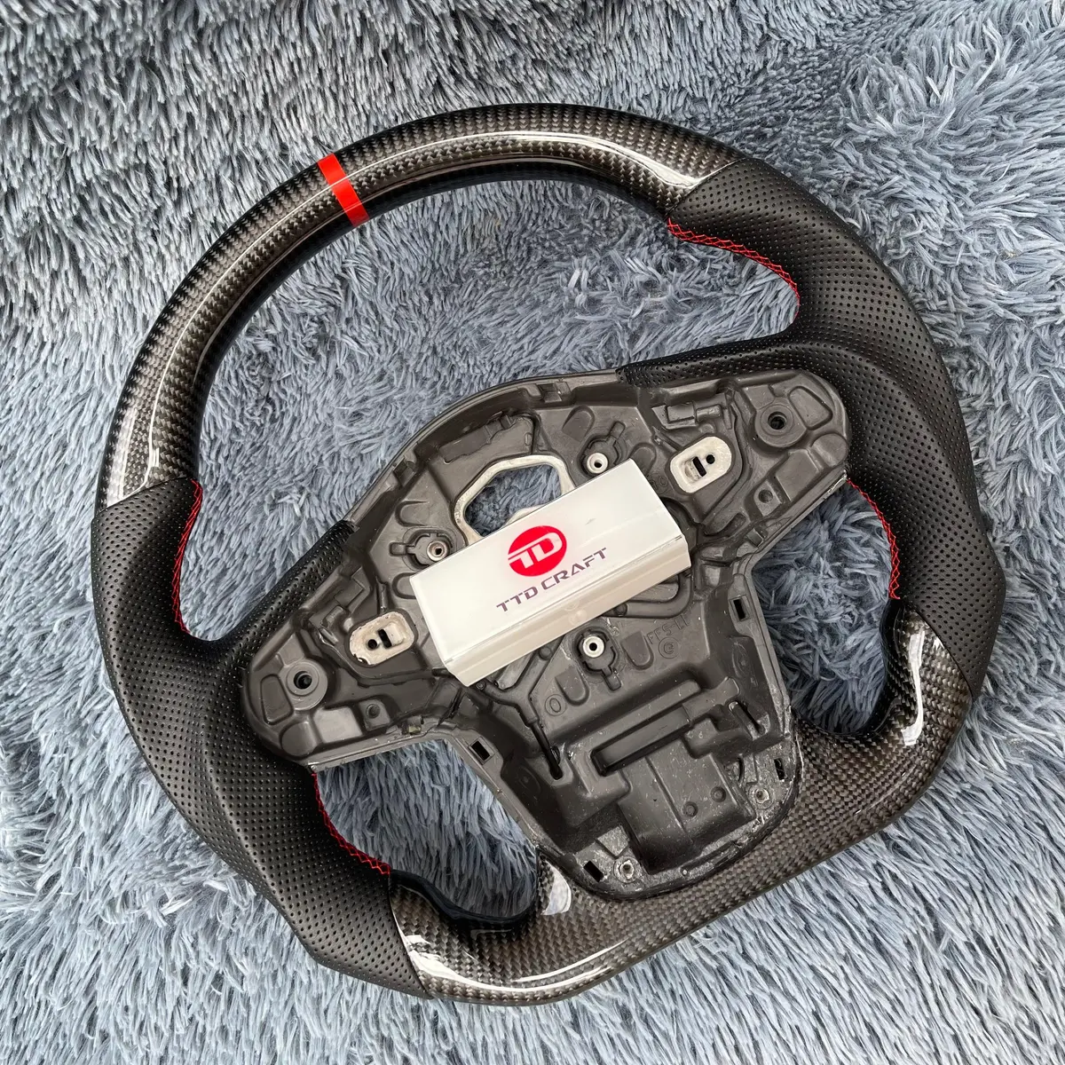 Toyota 2020-2026 Supra Mk5 A90 A91 Gloss Carbon Fiber Steering Wheel |Ttd Craft 2