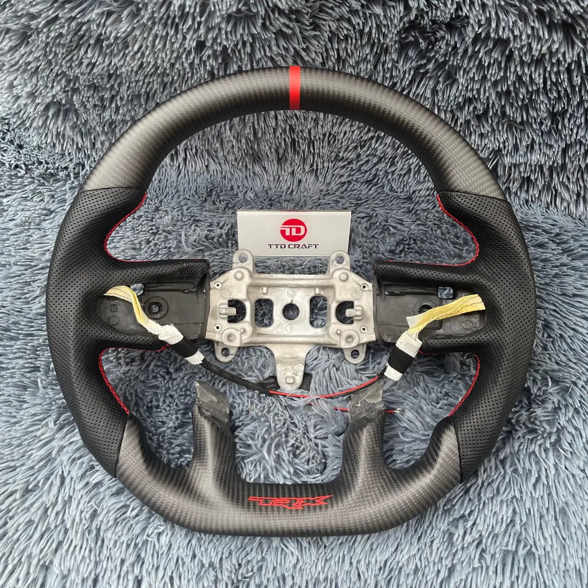 Ttd Craft Dodge 2019-2023 Ram 1500 2500 3500 Carbon Fiber Steering Wheel 1