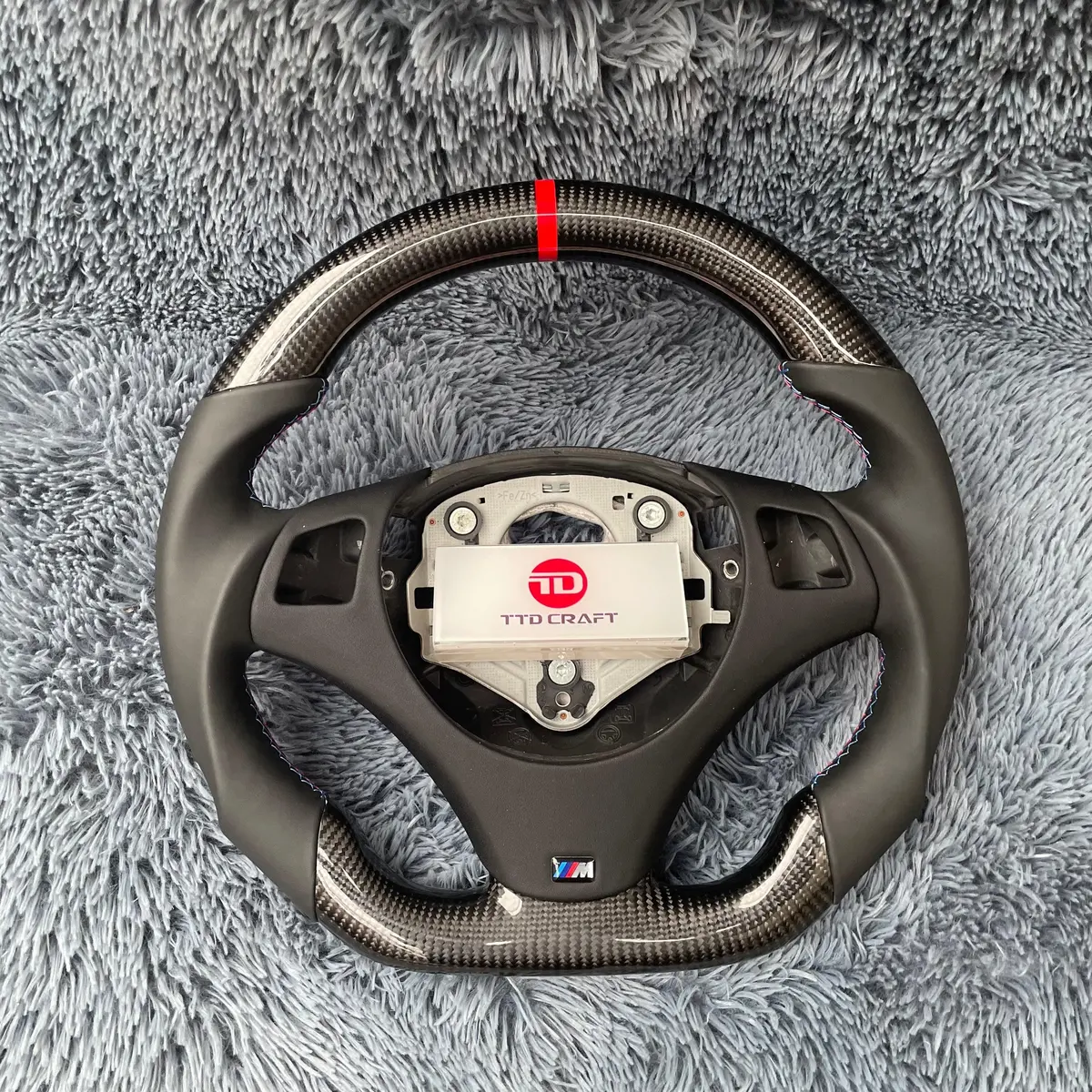 Ttd Craft 1 Series E82 E88 / 3 Series E90 E91 E92 E93 / X1 E84 Carbon Fiber Steering Wheel 1