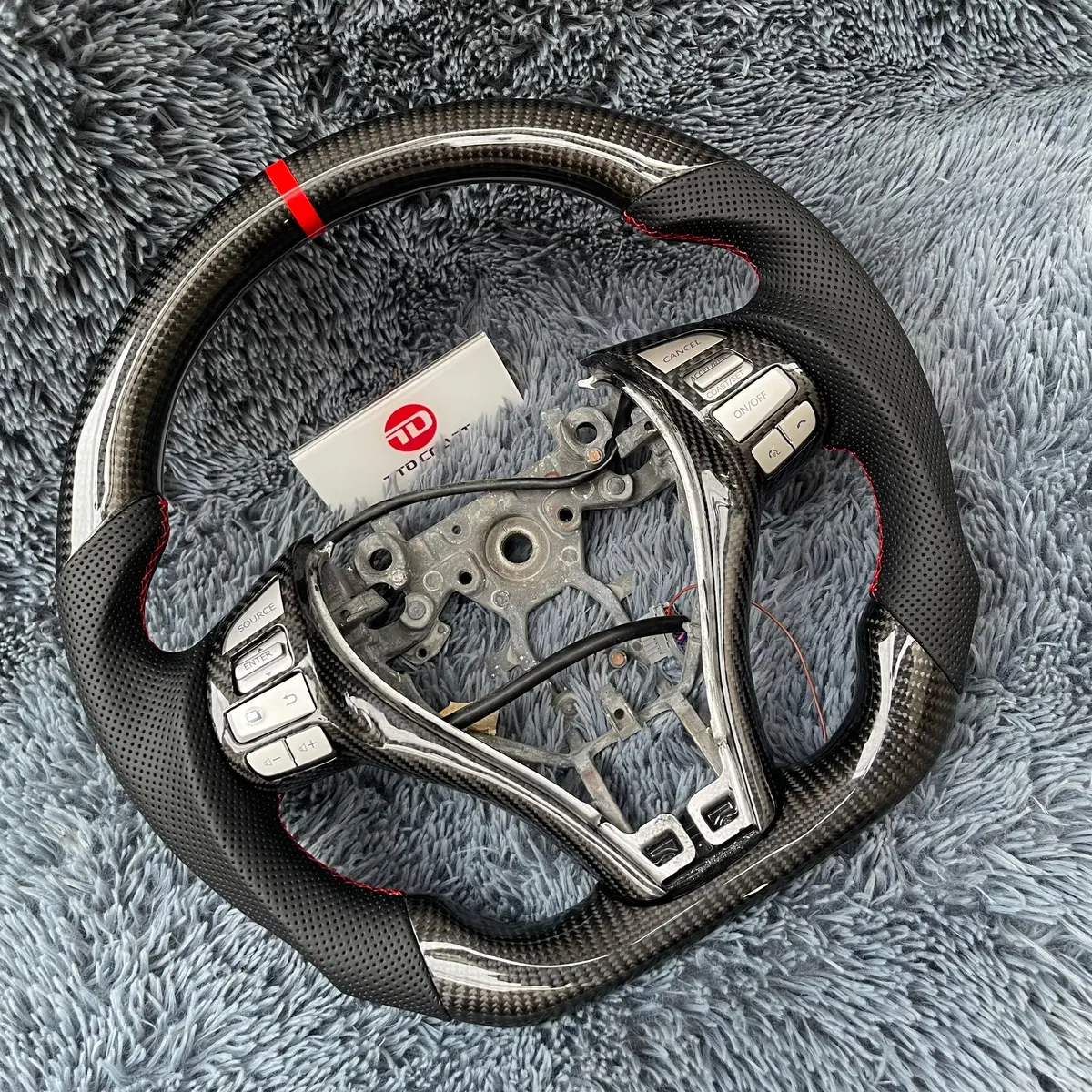 Nissan 2013-2018 Altima Carbon Fiber Steering Wheel Build | Ttd Craft 2