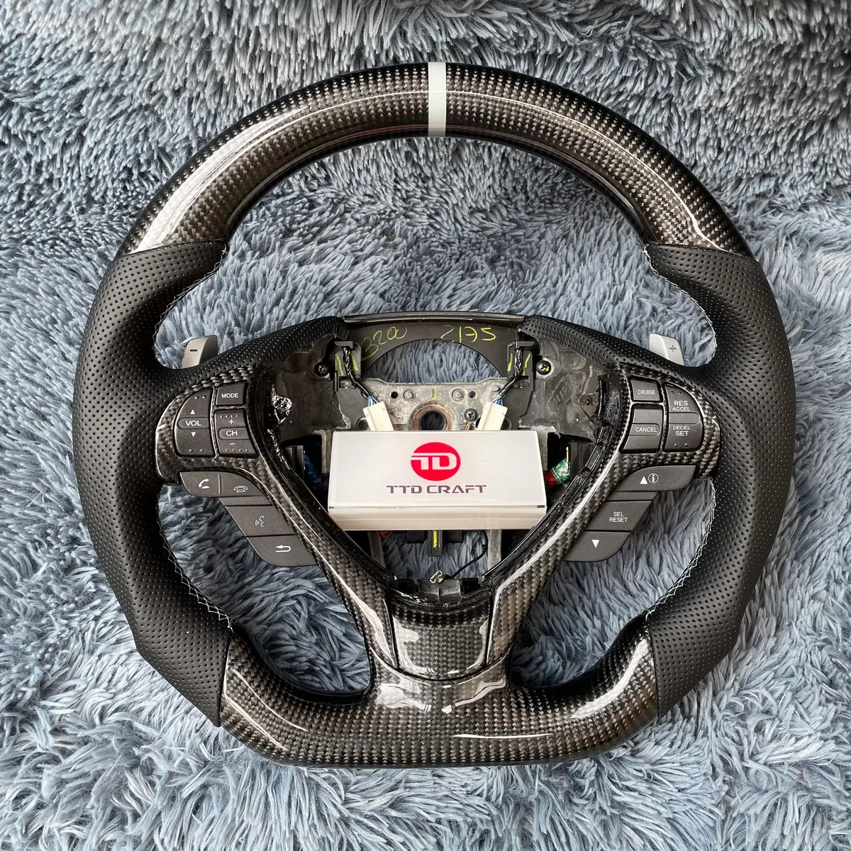 Acura Tl Carbon Fiber Steering Wheel 2009-2014 |Ttd Craft 10
