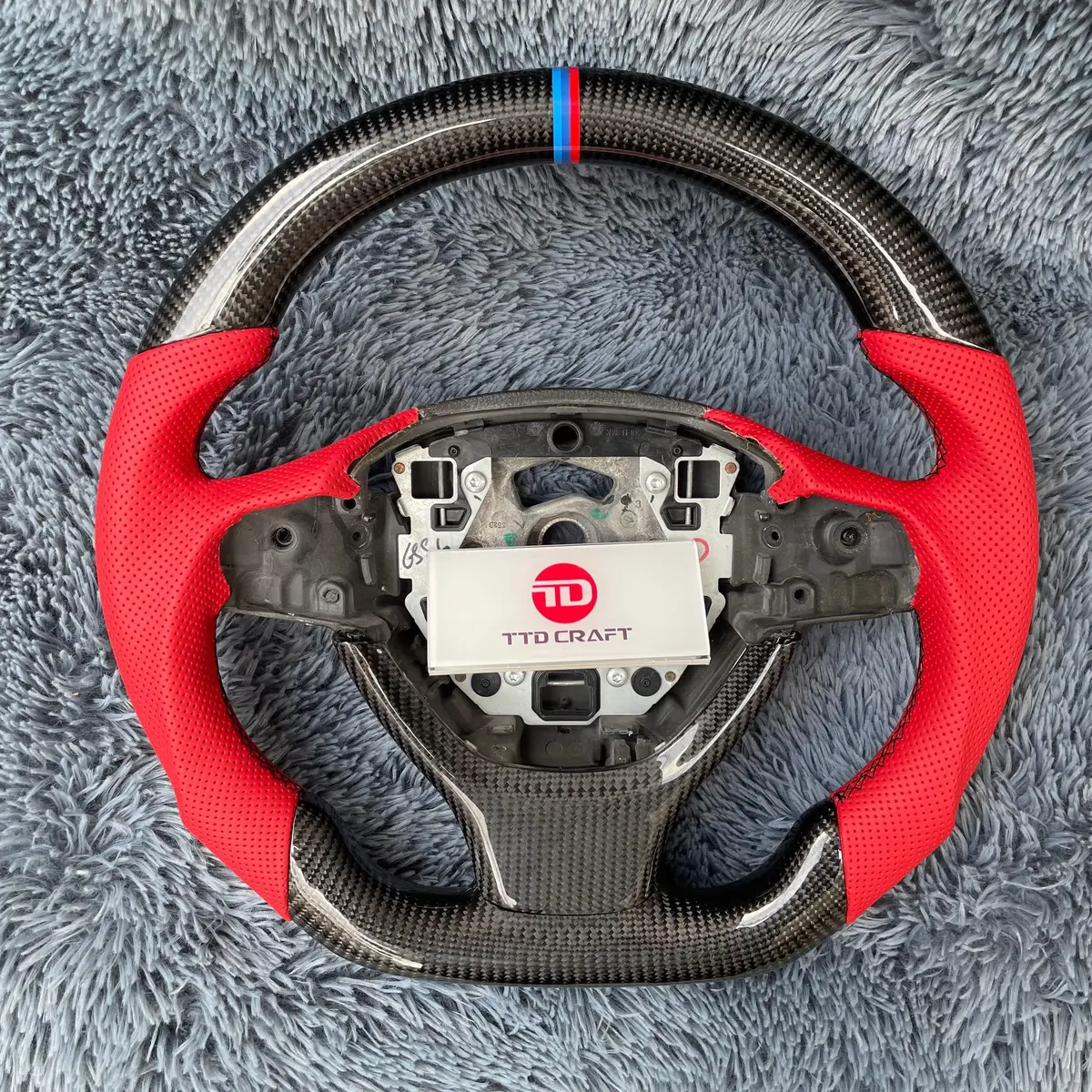 Ttd Craft Bmw F10 F11 F07 F06 F12 F13 F01 F02 F03 F04 Carbon Fiber Steering Wheel 1