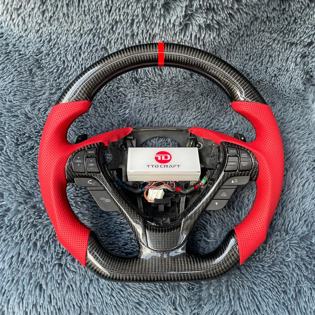 Acura Tl Carbon Fiber Steering Wheel 2009-2014 |Ttd Craft 10