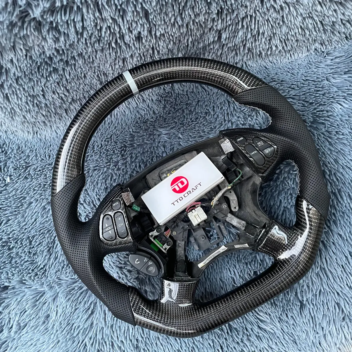 Custom Carbon Fiber Steering Wheel Acura Tl 2004-2006|Ttd Craft 2