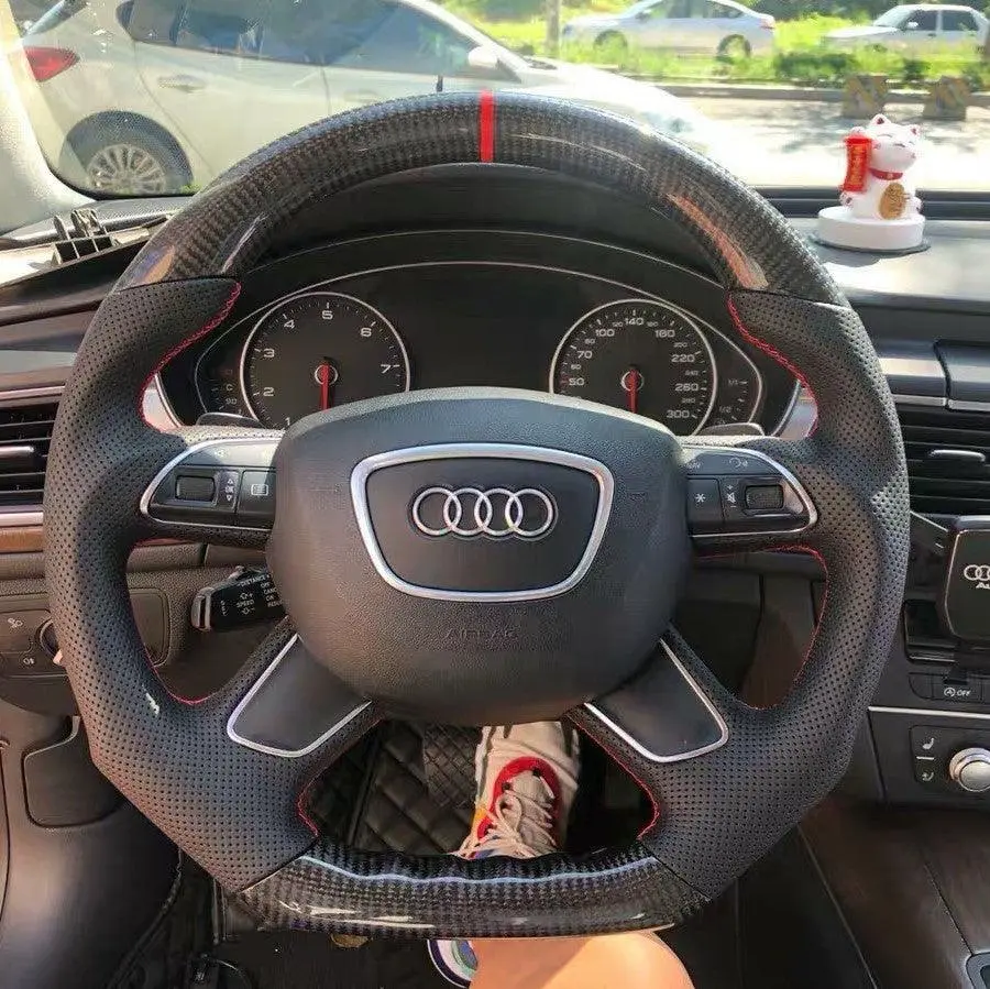 Ttd Craft Audi A3 A4 A6 A8 Q5 Q7 S4 S6 Carbon Fiber Steering Wheel 3