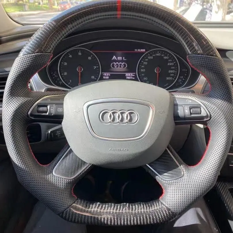 Ttd Craft Audi A3 A4 A6 A8 Q5 Q7 S4 S6 Carbon Fiber Steering Wheel 1