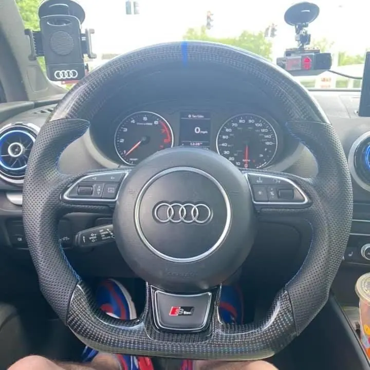 Ttd Craft Audi A3 A4 A5 A6 A7 A8 S3 S4 S5 S6 S7 S8 Rs3 Rs4 Rs5 Rs6 Sq5 Carbon Fiber Steering Wheel 1