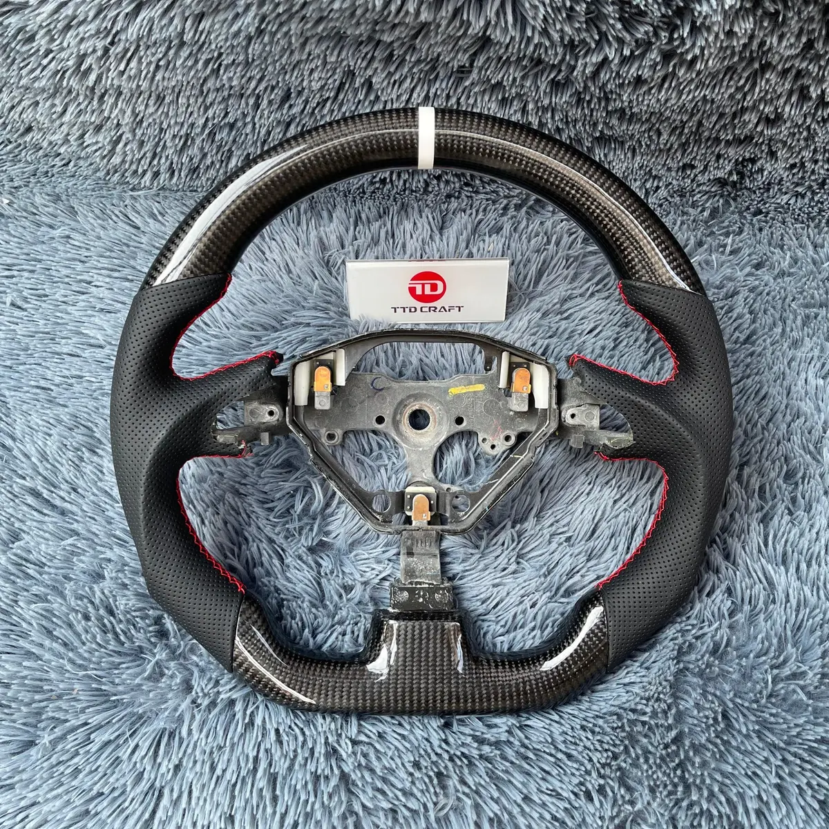Ttd Craft Lexus 2001-2005 Is300 Carbon Fiber Steering Wheel 1