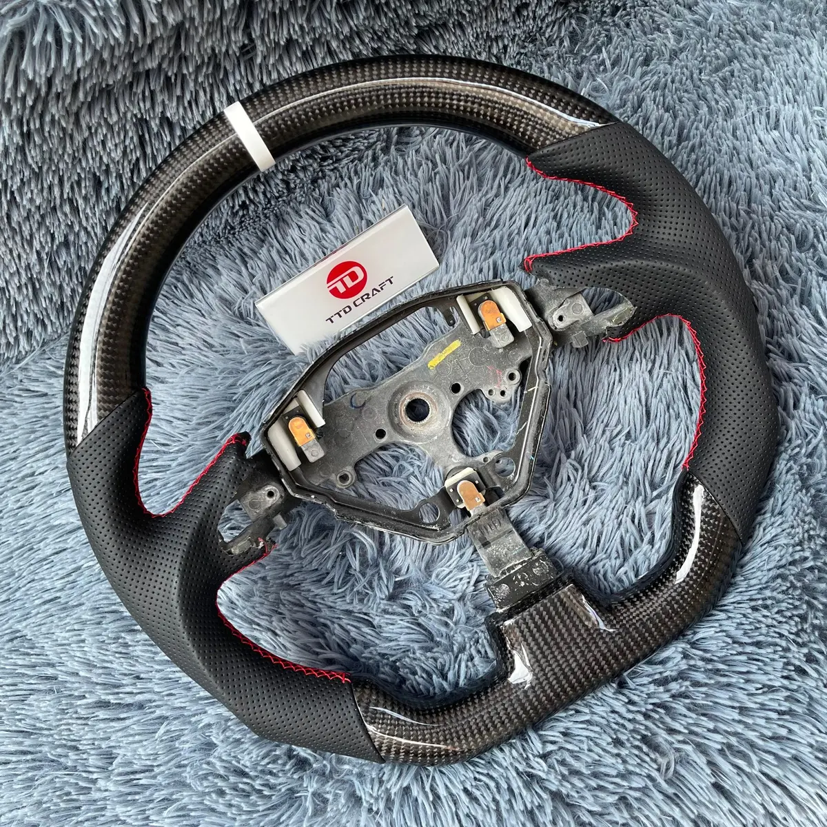 Ttd Craft Custom Toyota 2001-2005 Celica Carbon Fiber Steering Wheel 2