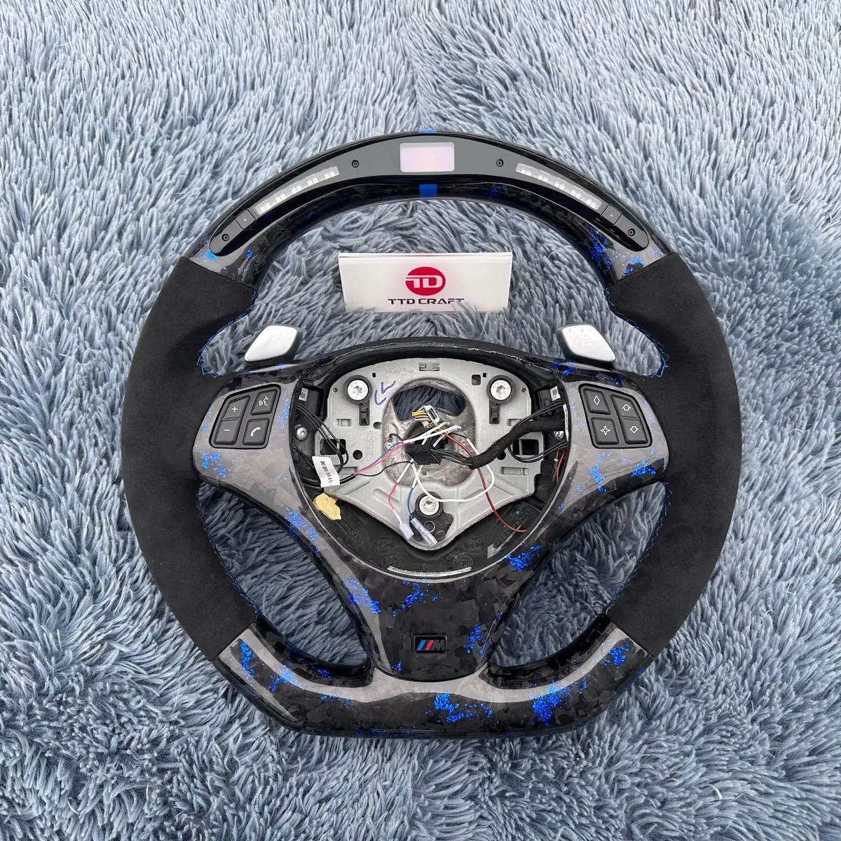 Ttd Craft 1 Series E82 E88 / 3 Series E90 E91 E92 E93 / X1 E84 Carbon Fiber Steering Wheel 1