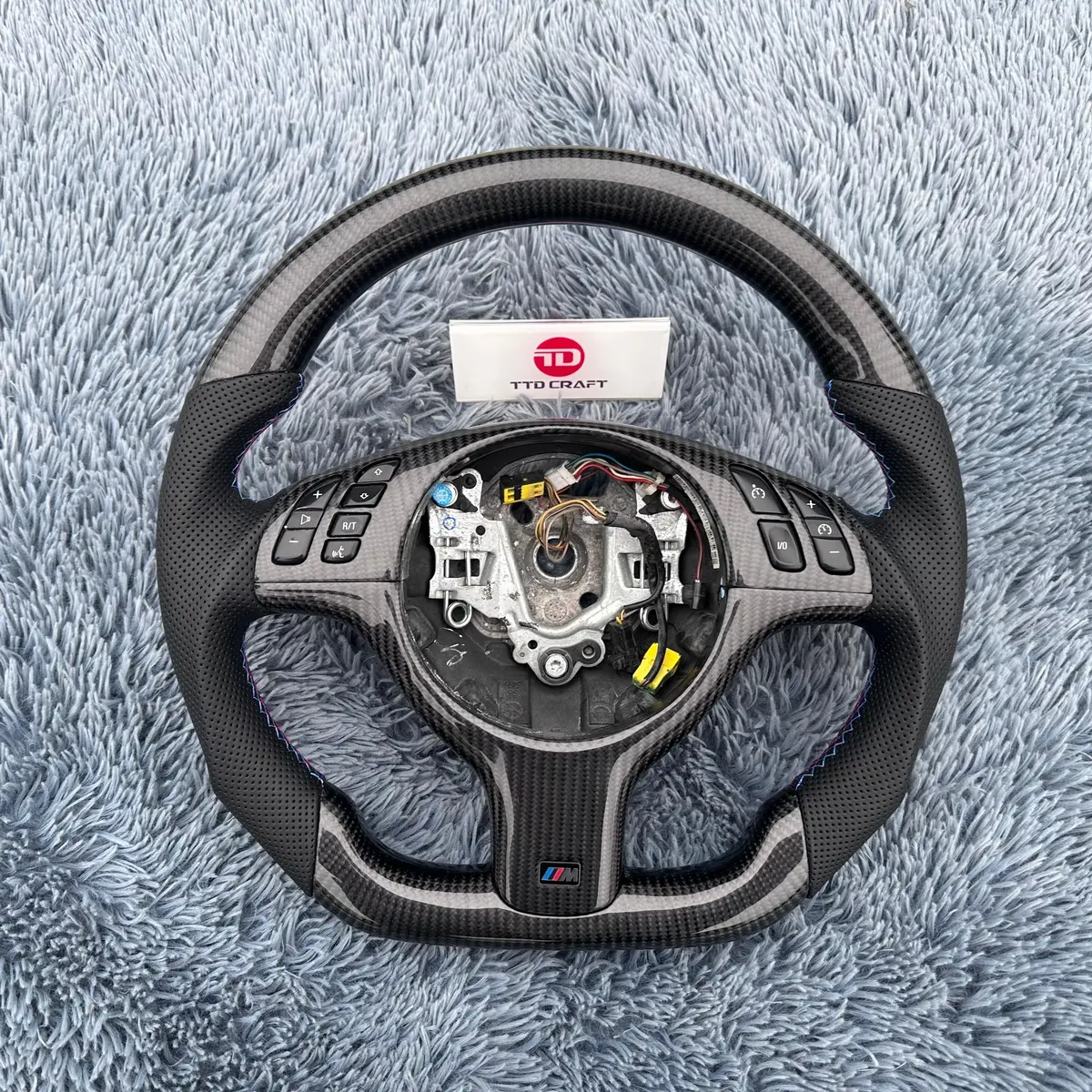 Ttd Craft Bmw M3 E46 / M5 E39 Carbon Fiber Steering Wheel 1