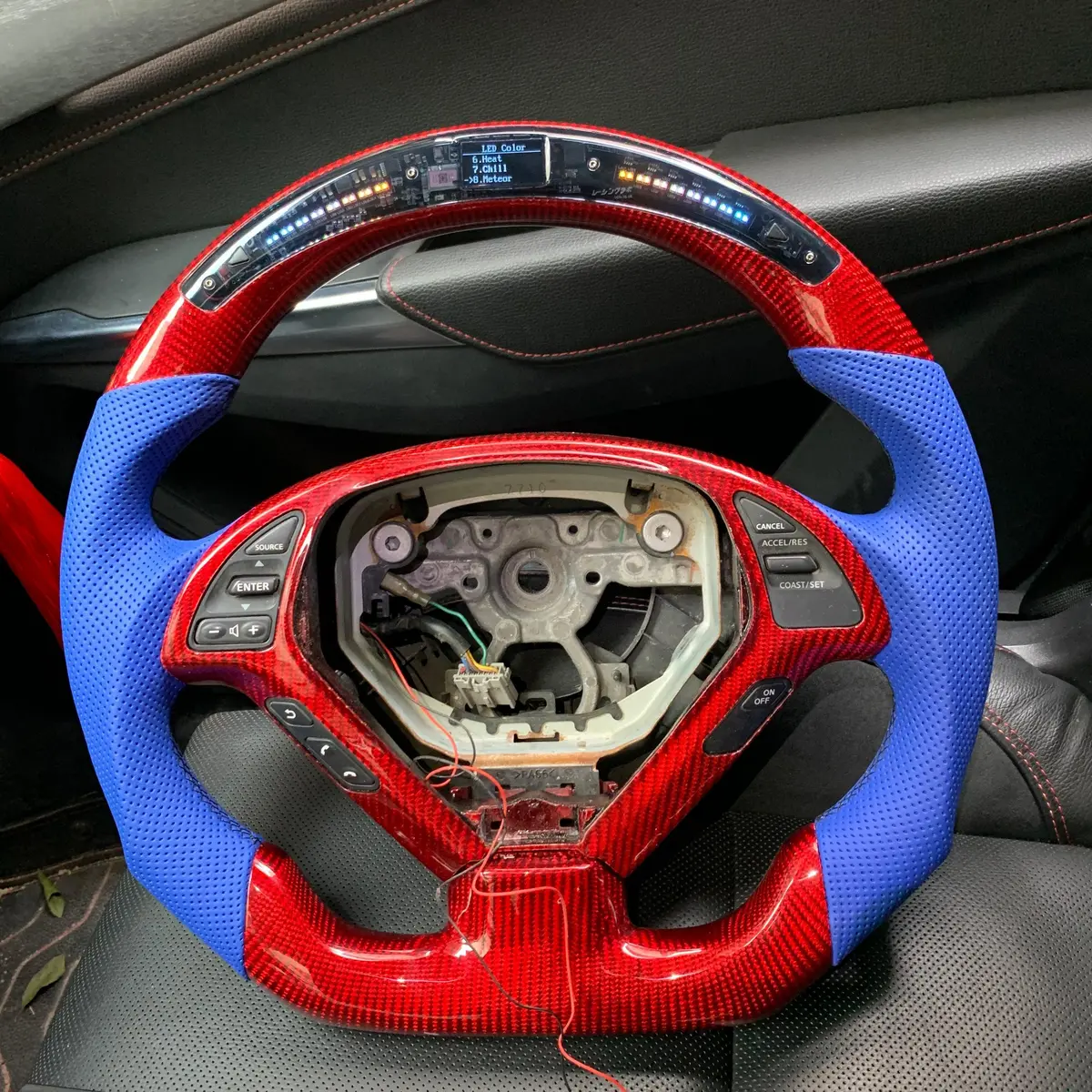 Ttd Craft Infiniti 2007-2015 G37 Carbon Fiber Steering Wheel 5