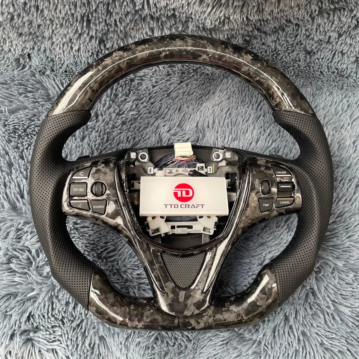 Acura Tlx/Mdx 2015-2020 Carbon Fiber Steering Wheel |Ttd Craft 8