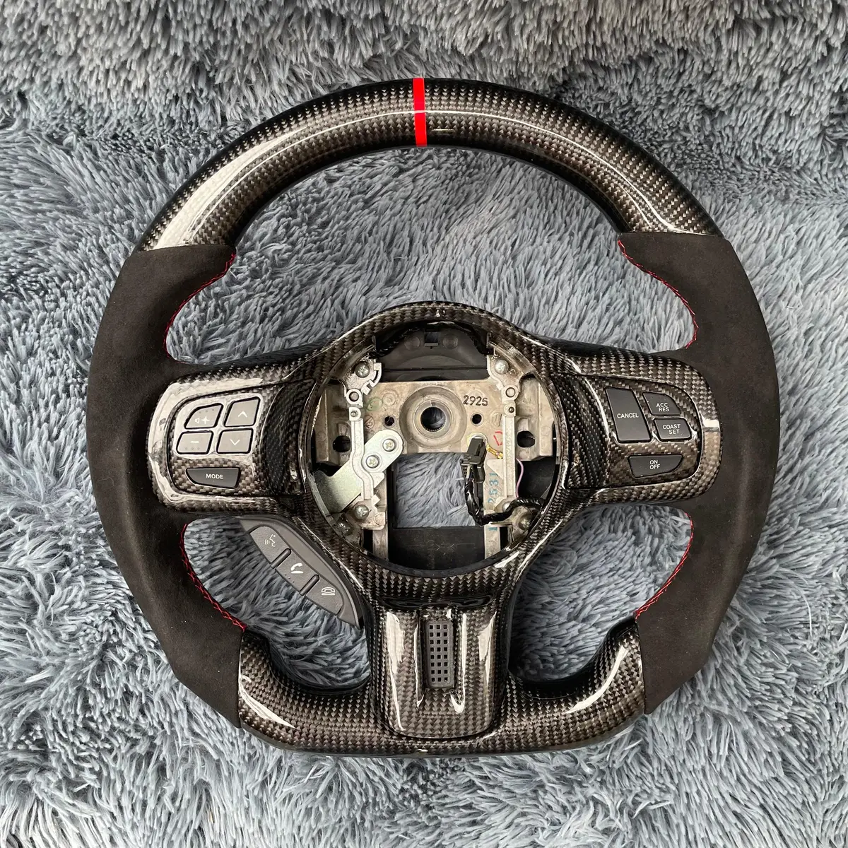 Ttd Craft Mitsubishi Evolution 2008-2015 Evo X/Lancer Carbon Fiber Steering Wheel 1