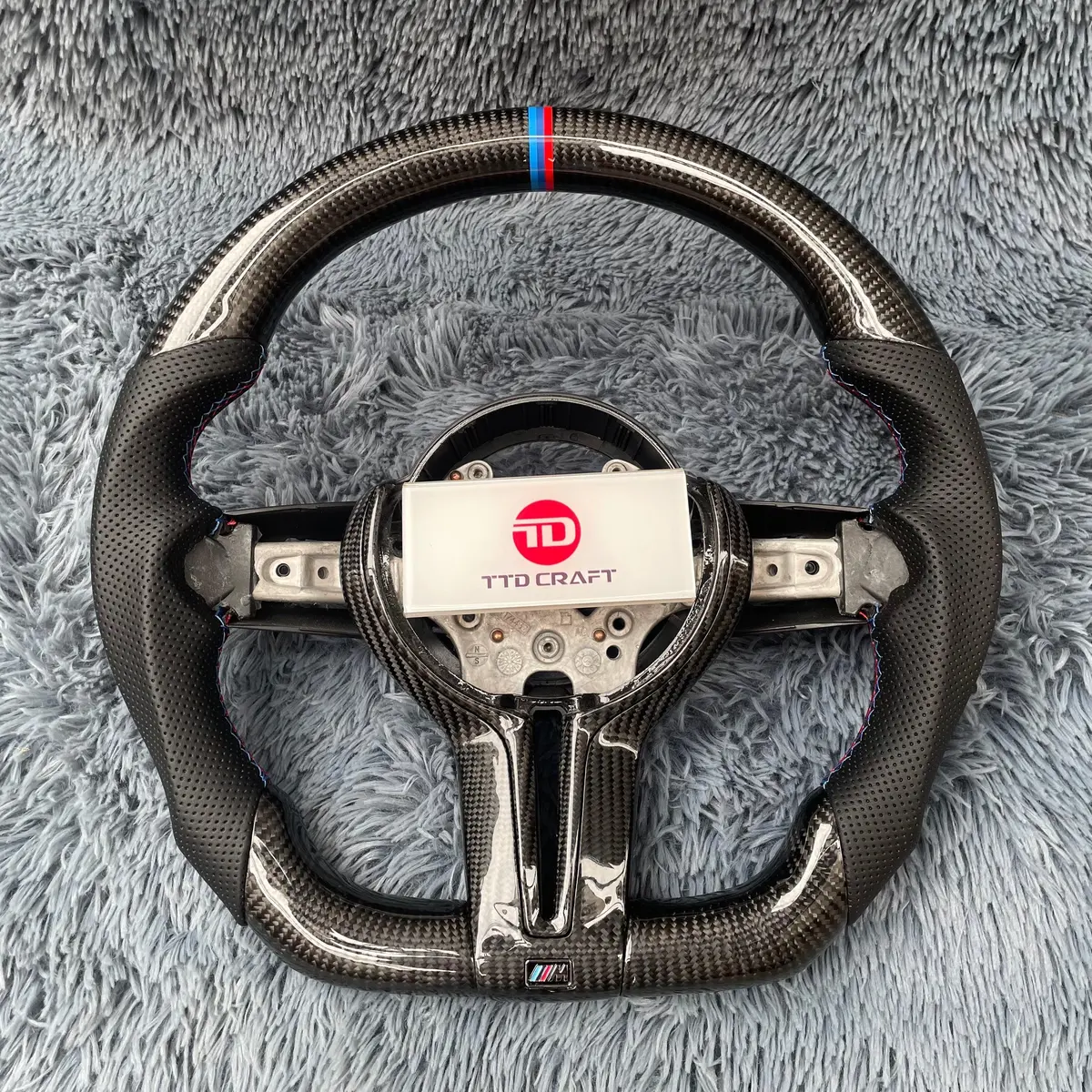 Ttd Craft Bmw M5 M6 F10 F06 F12 F01 F02 F03 F04 Carbon Fiber Steering Wheel 1
