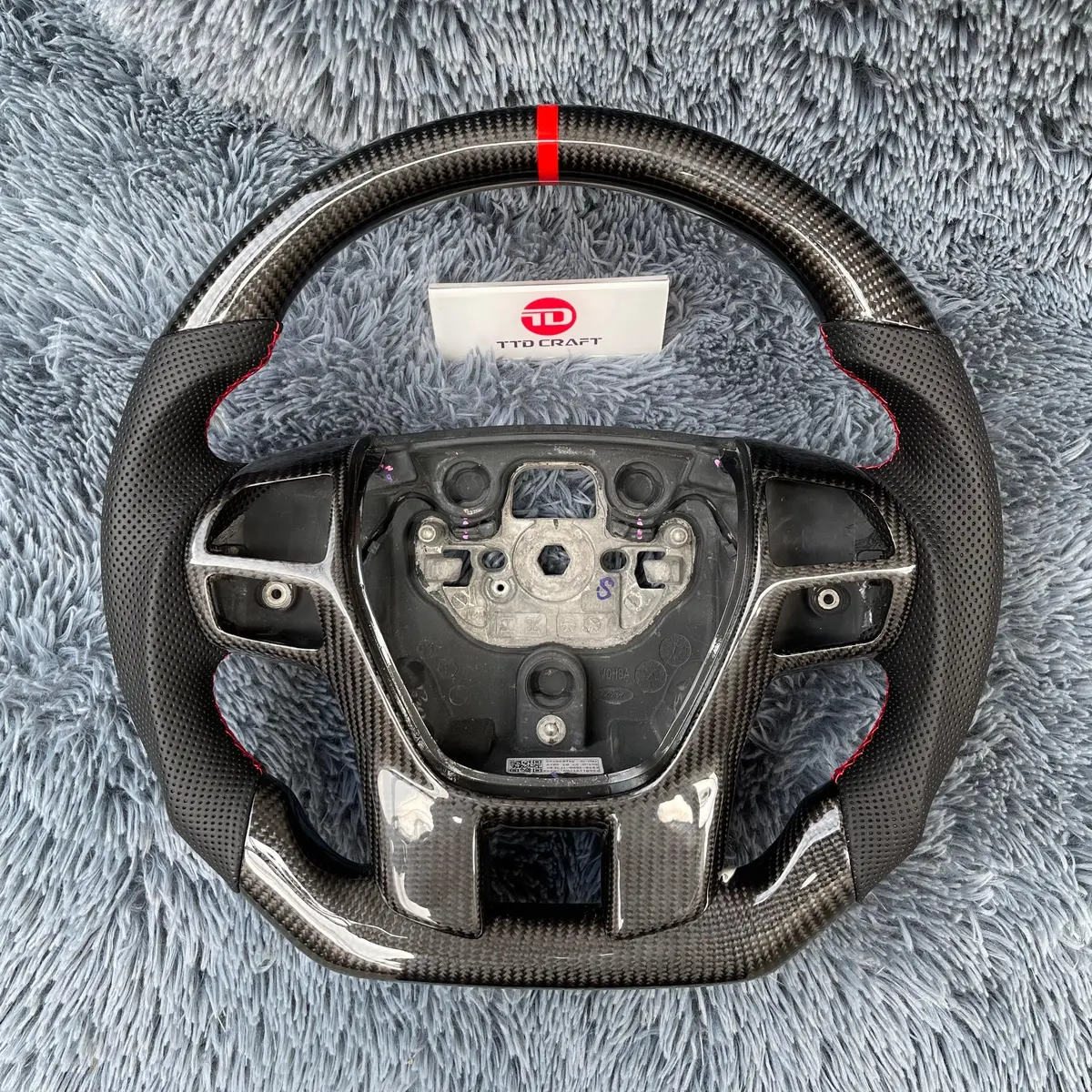 Ttd Craft Ford 2019-2022 Ranger / 2016-2022 Everest Carbon Fiber Steering Wheel 1