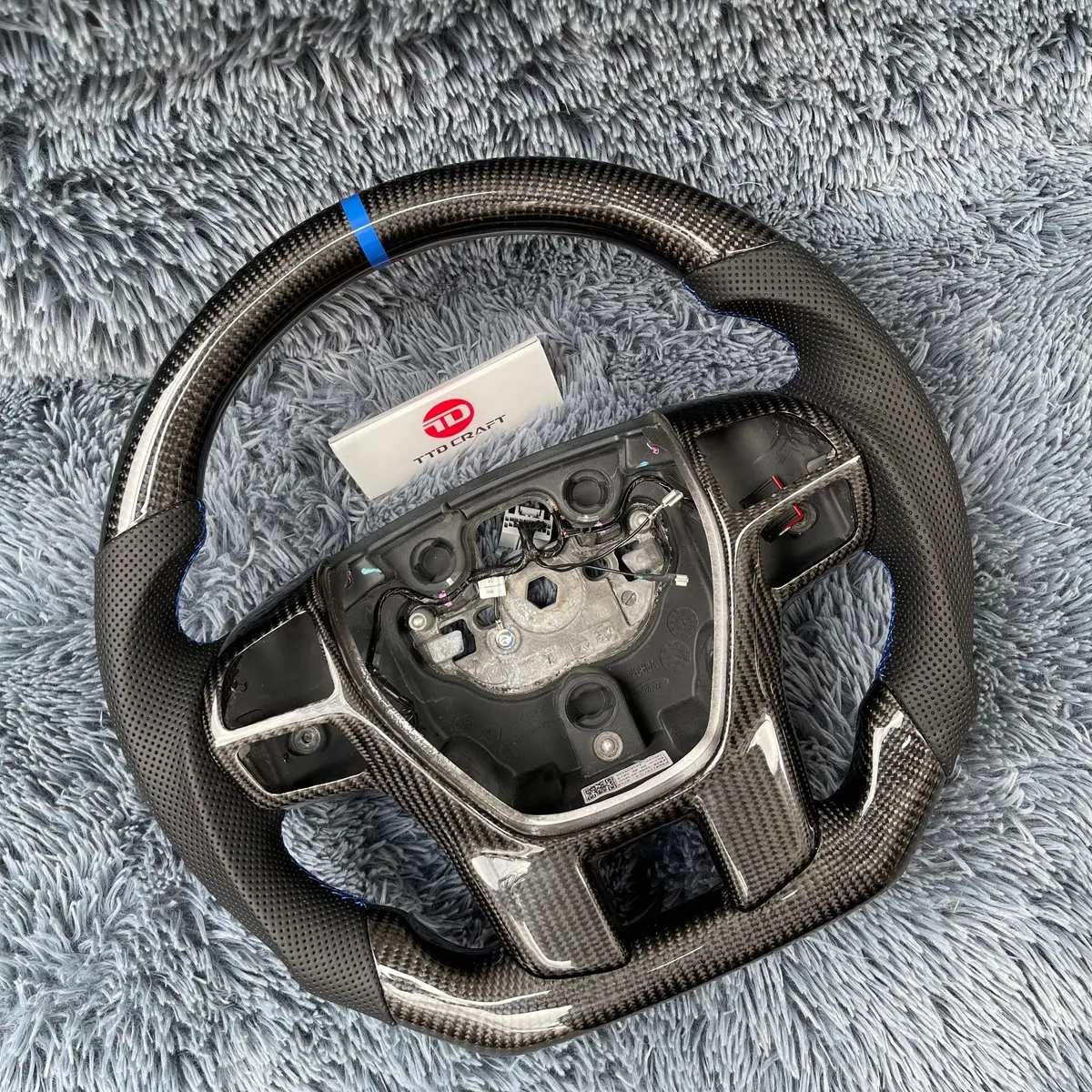Ttd Craft Ford 2019-2022 Ranger / 2016-2022 Everest Carbon Fiber Steering Wheel 2