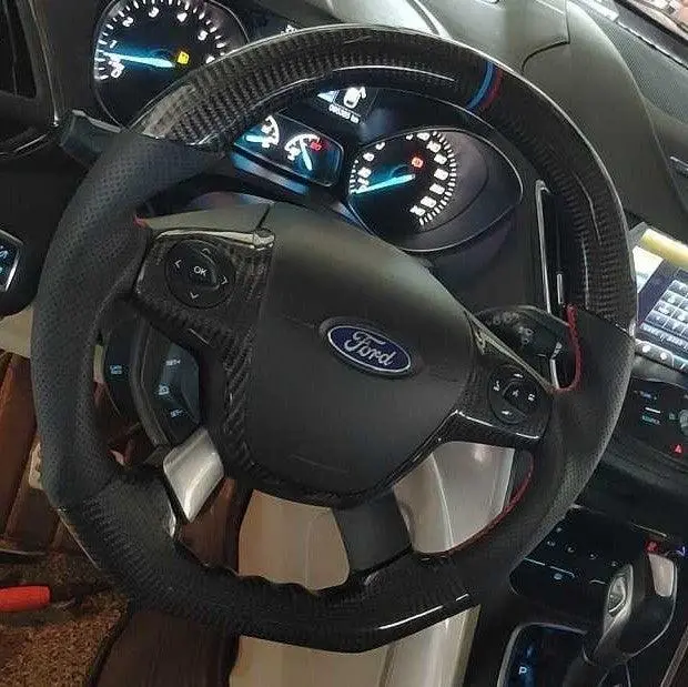 Ttd Craft Ford 2012-2014 Focus C-Max Carbon Fiber Steering Wheel 2