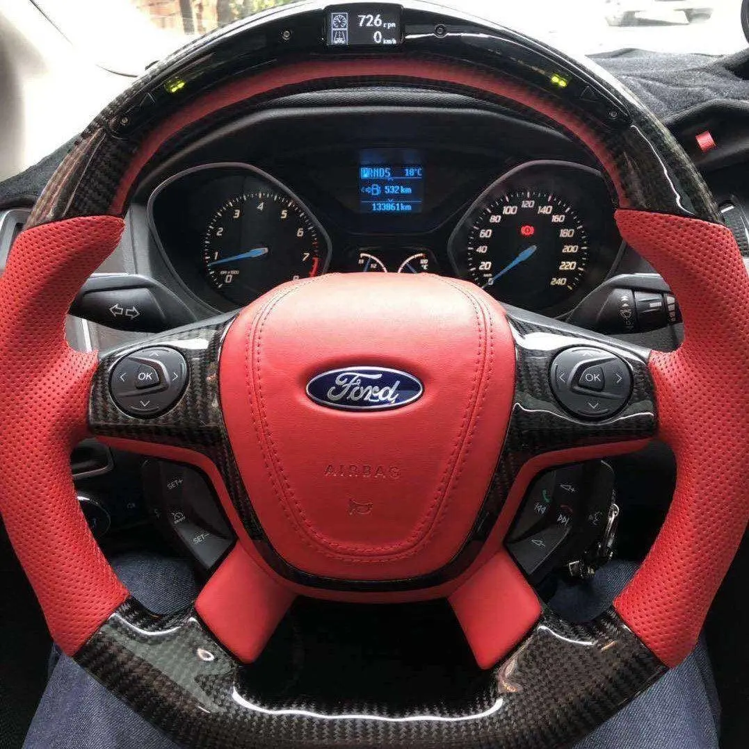 Ttd Craft Ford 2012-2014 Focus C-Max Carbon Fiber Steering Wheel 3