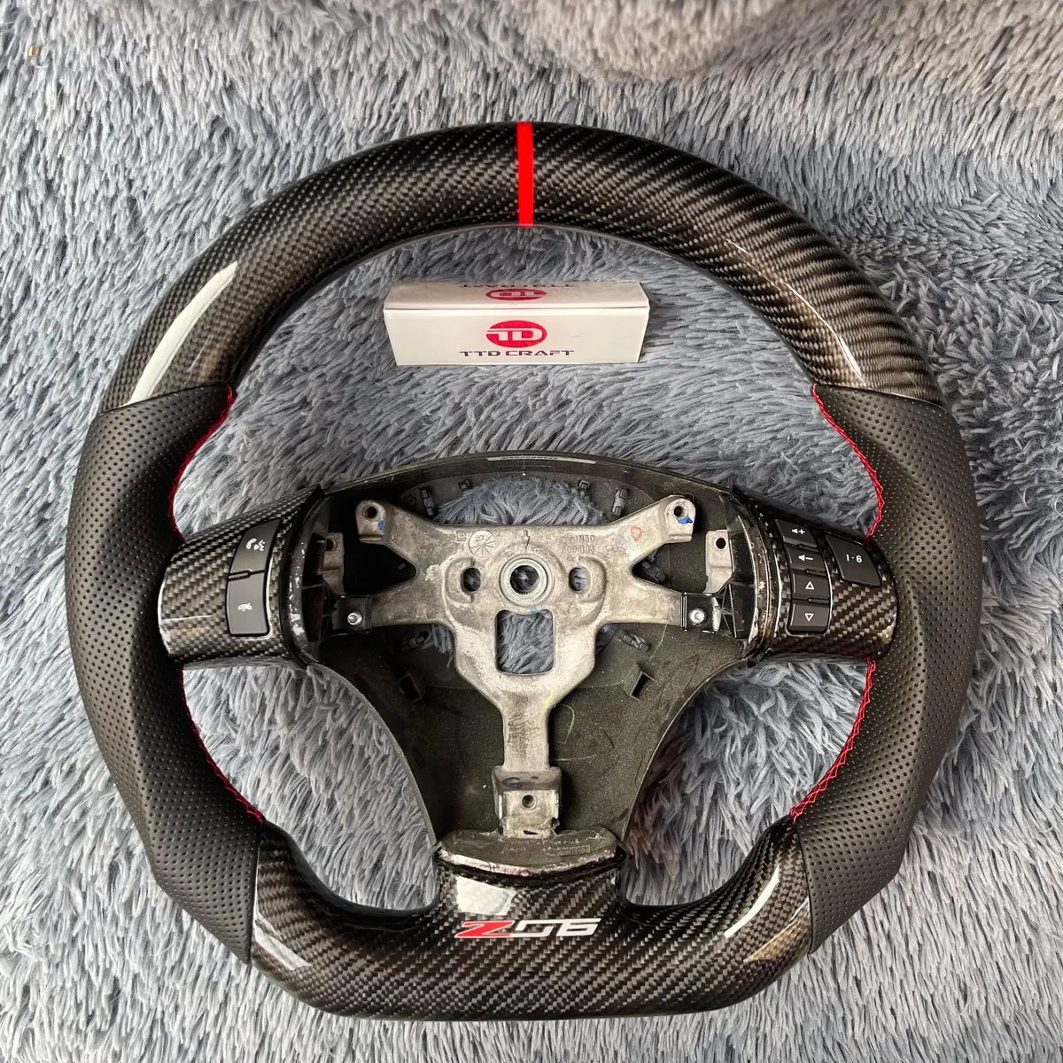Ttd Craft Chevrolet 2006-2011 Hhr /2005-2010 Cobalt Carbon Fiber Steering Wheel 1