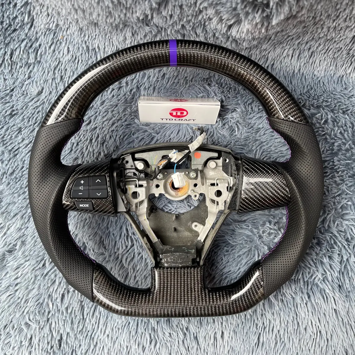 Ttd Craft Toyota 2009-2013 Corolla S Carbon Fiber  Steering Wheel 1