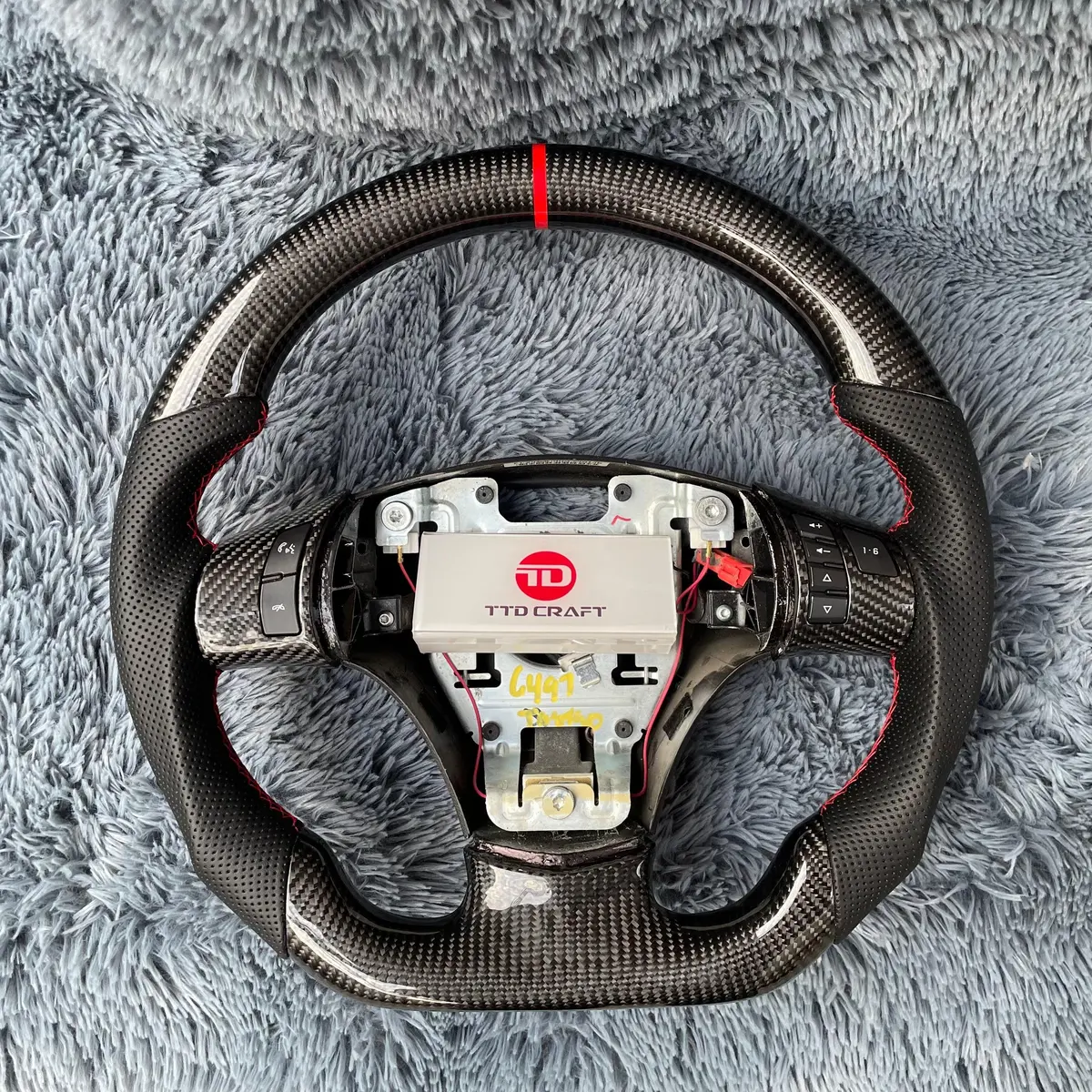 Ttd Craft Chevrolet 2006-2011 Hhr /2005-2010 Cobalt Carbon Fiber Steering Wheel 1