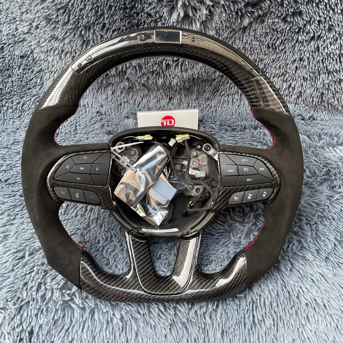 Ttd Craft Dodge 2016-2023 Charger Challenger / 2014-2023 Durango Carbon Fiber Steering Wheel 1