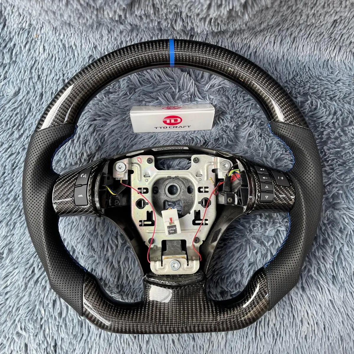 Ttd Craft Chevrolet 2006-2011 Hhr /2005-2010 Cobalt Carbon Fiber Steering Wheel 1