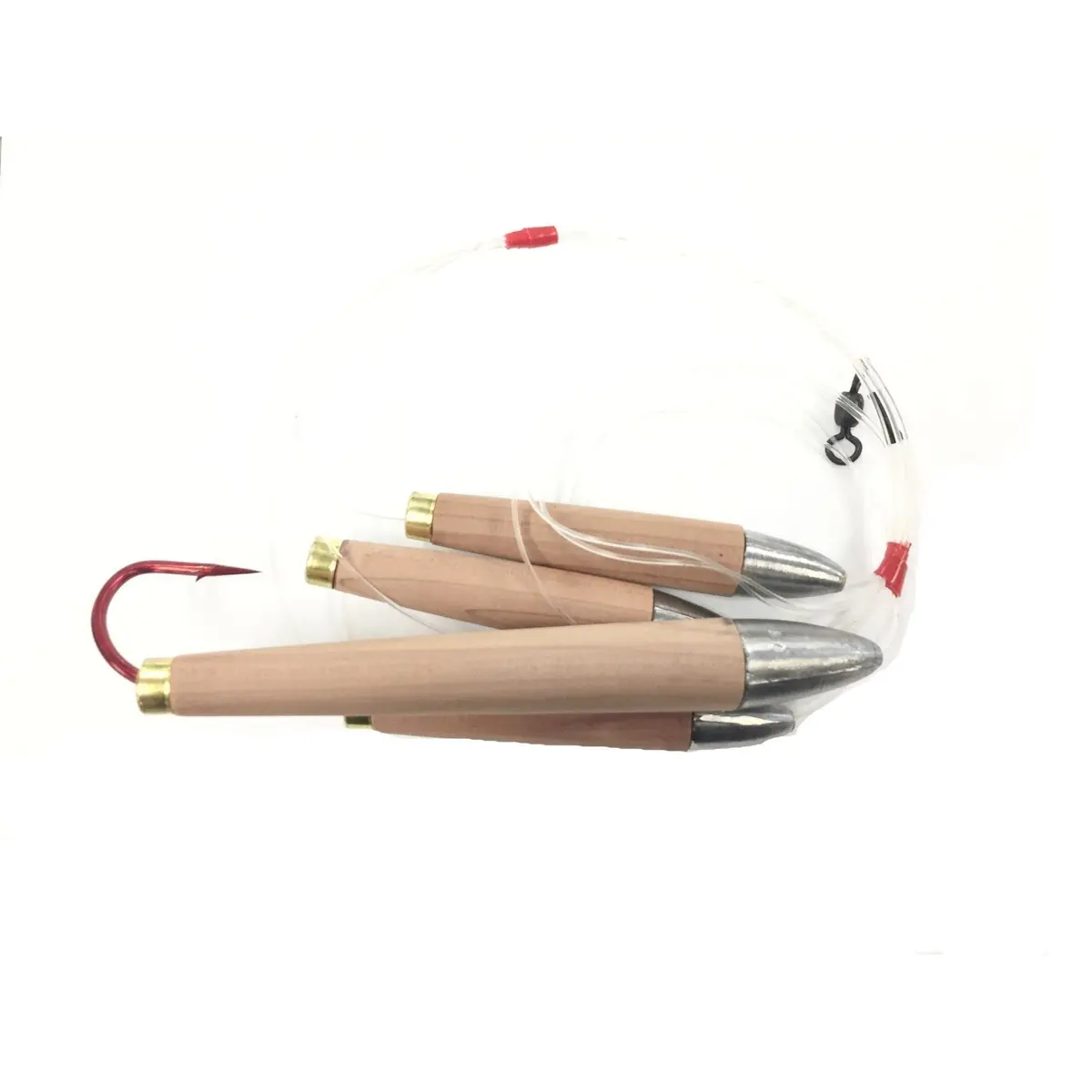 Lead Masters Cedar Plug Daisy Chain Tuna Trolling Lure 1
